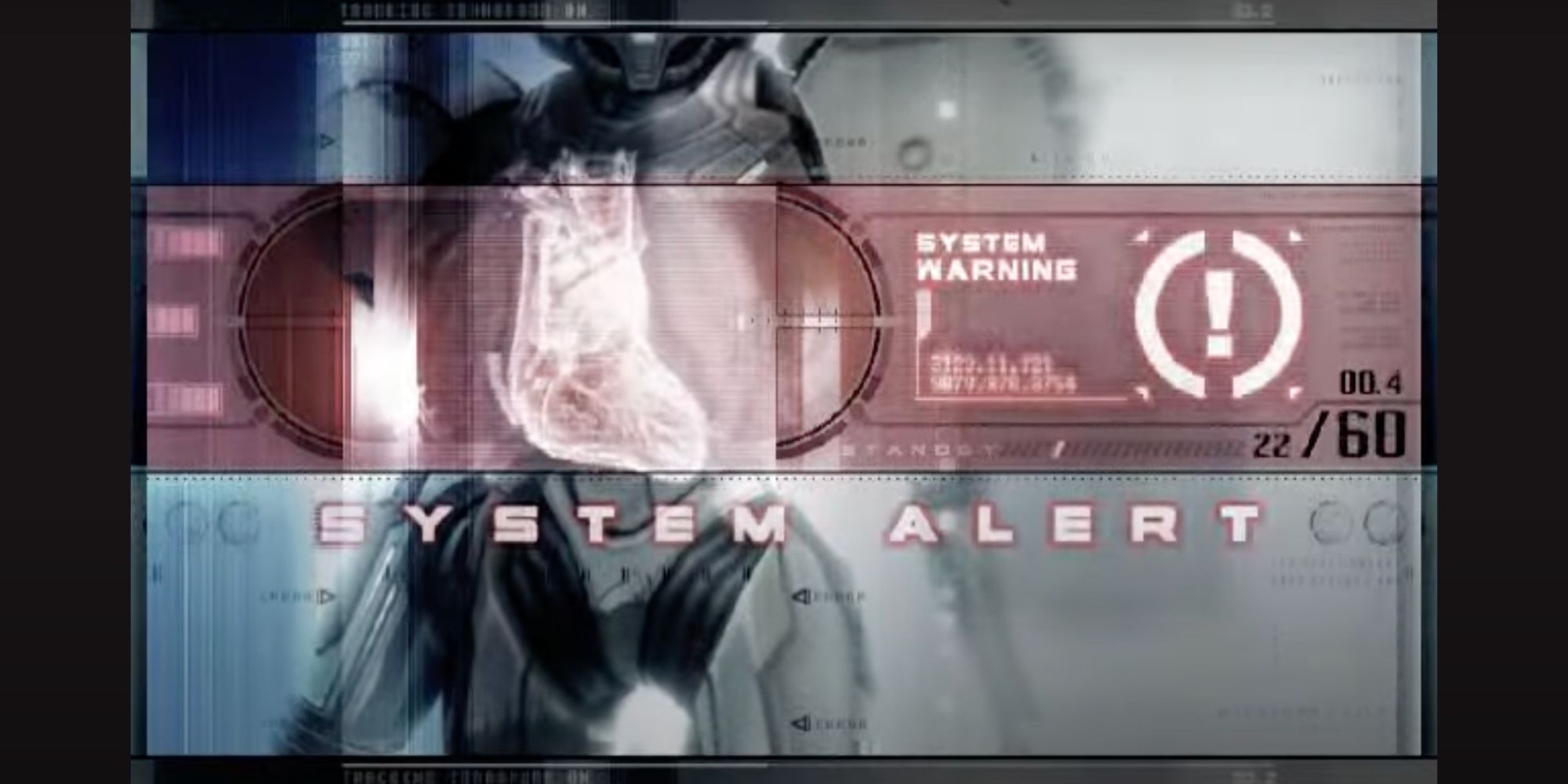 A system alert warning on the Metroid Prime 2 game over screen