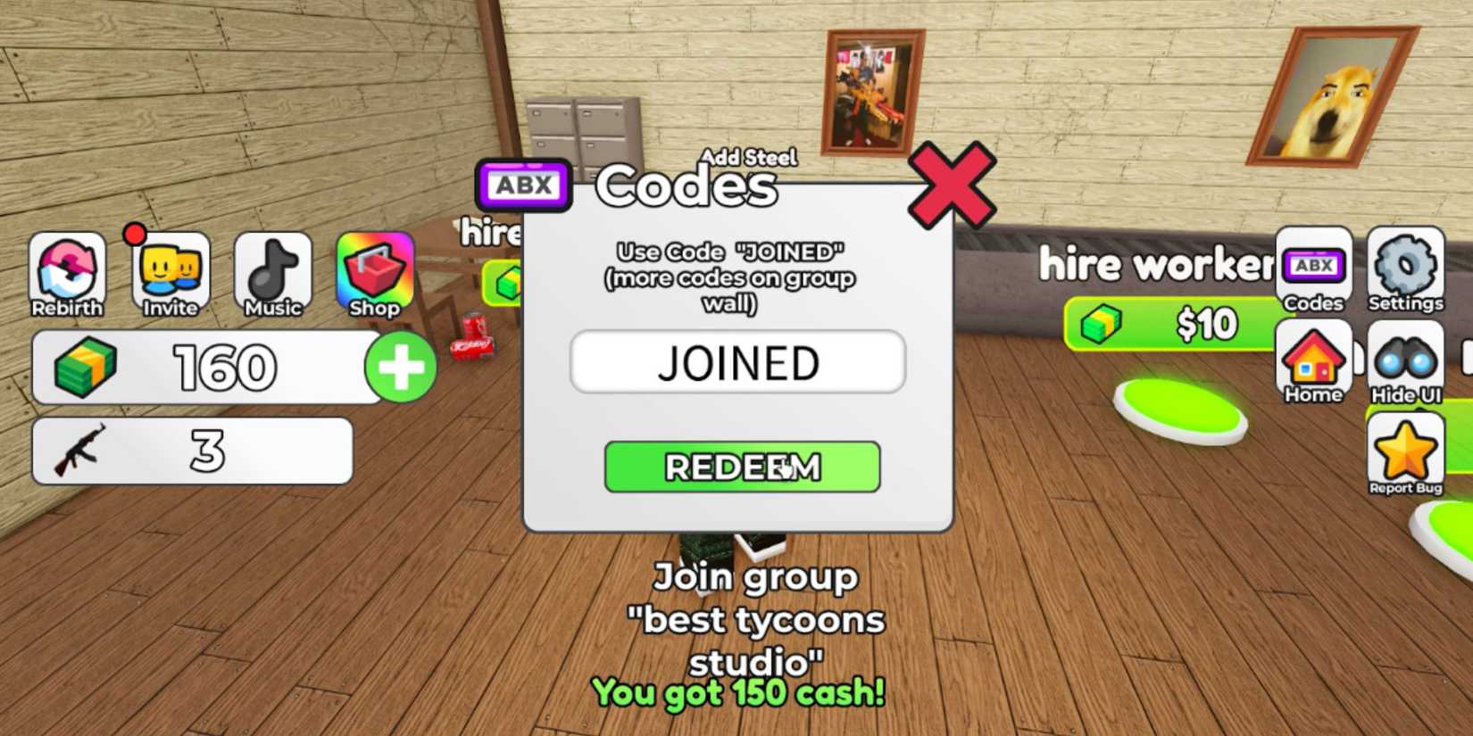 Sell Guns and Prove Da Hood Wrong the codes tab