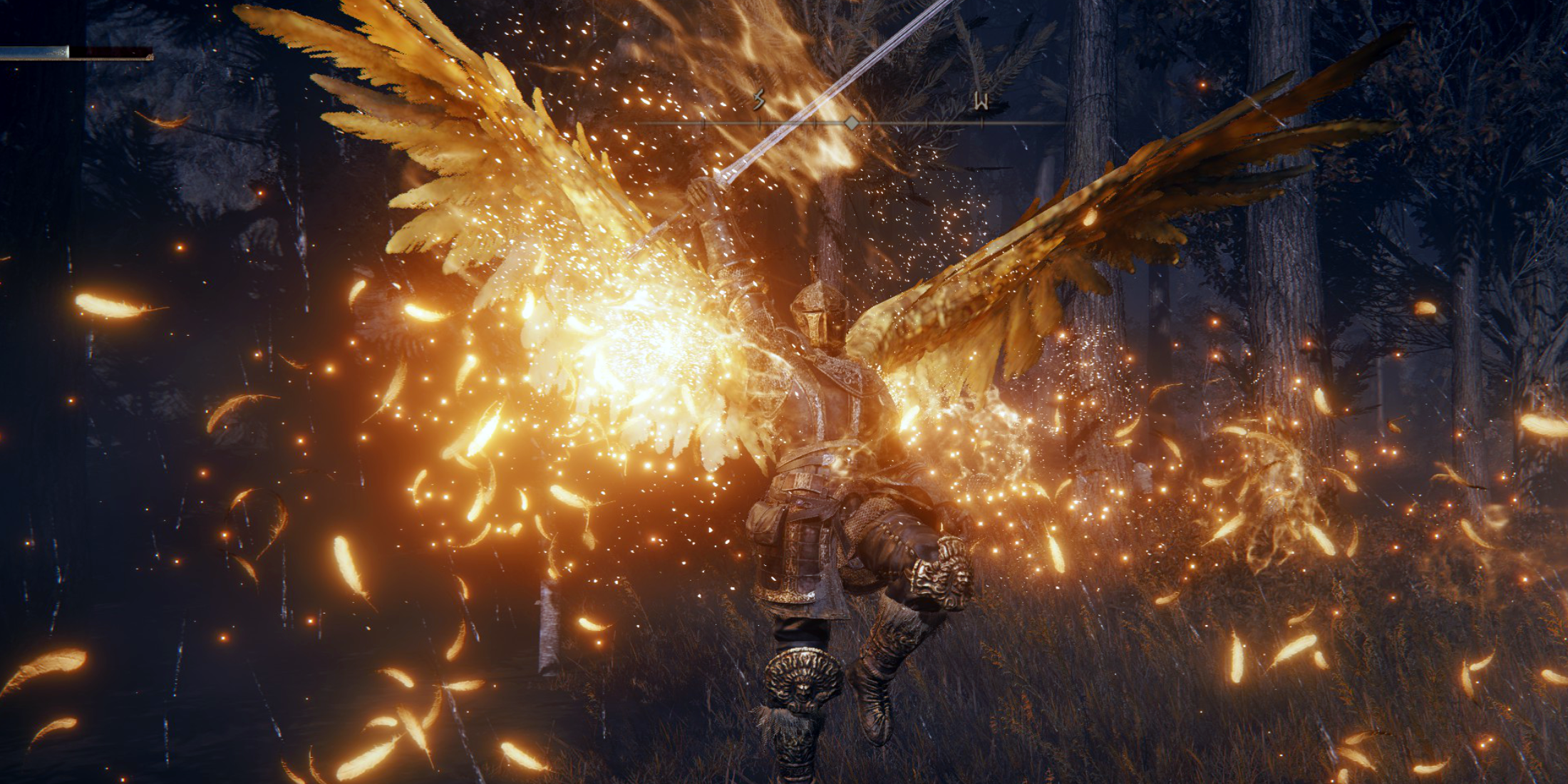 Shadow of the Erdtree Aspect of the Crucible Wings Animation