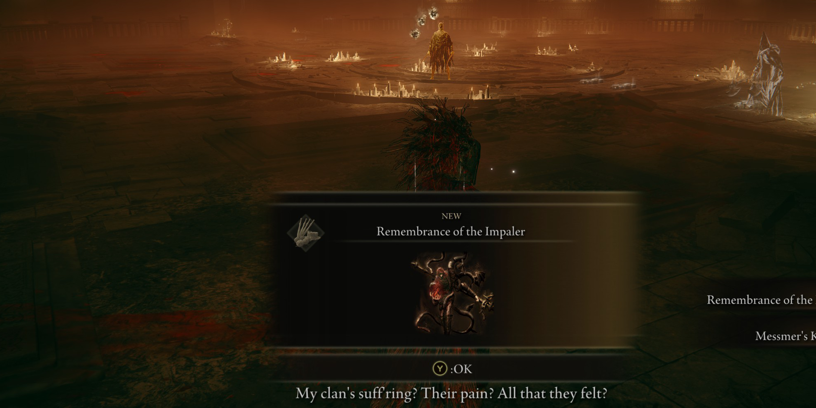 Shadow of the Erdtree Hornsent Questline Fourth Location Messmer Boss Summon