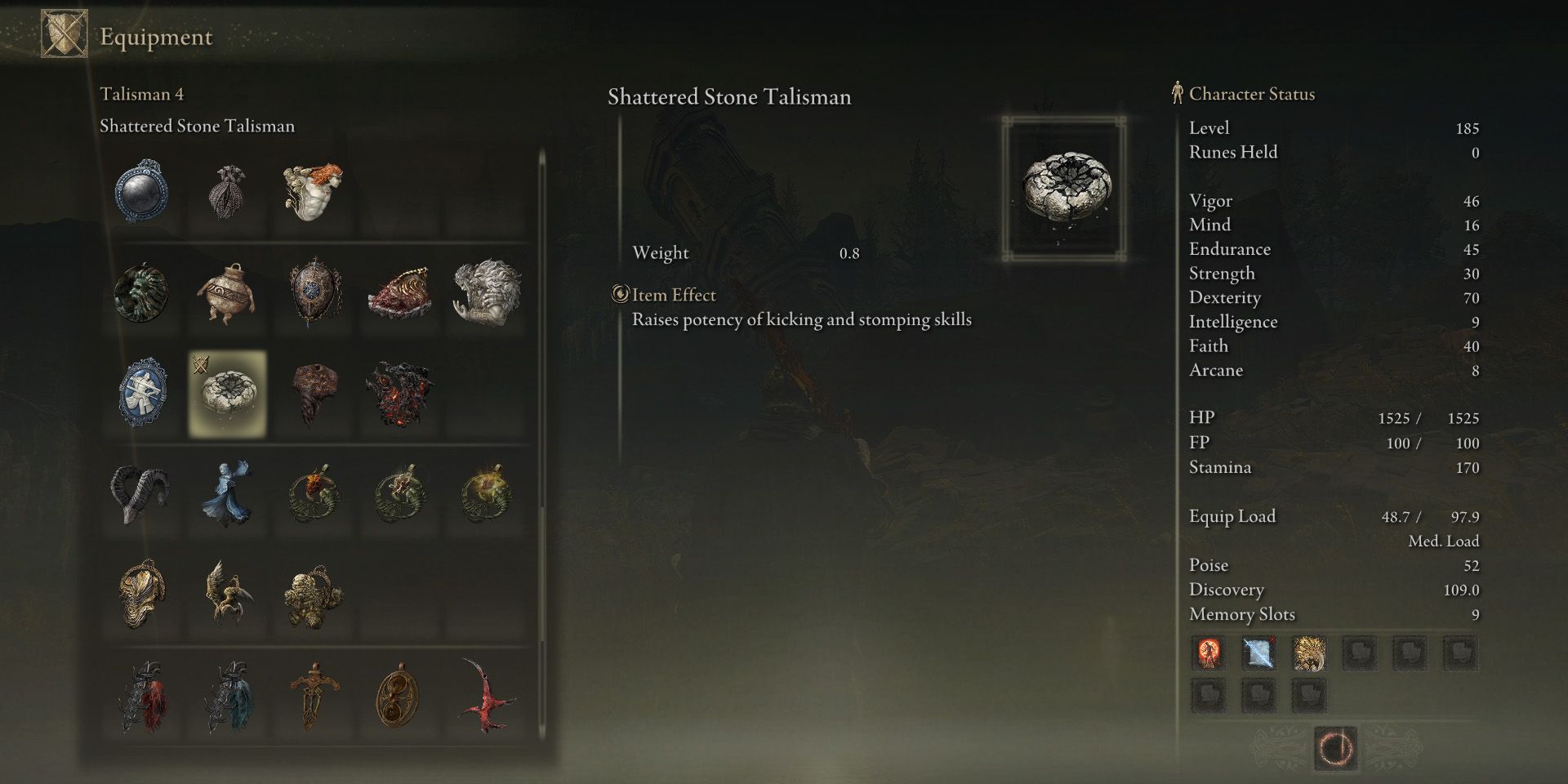 Where to Find Shattered Stone Talisman In Shadow of the Erdtree