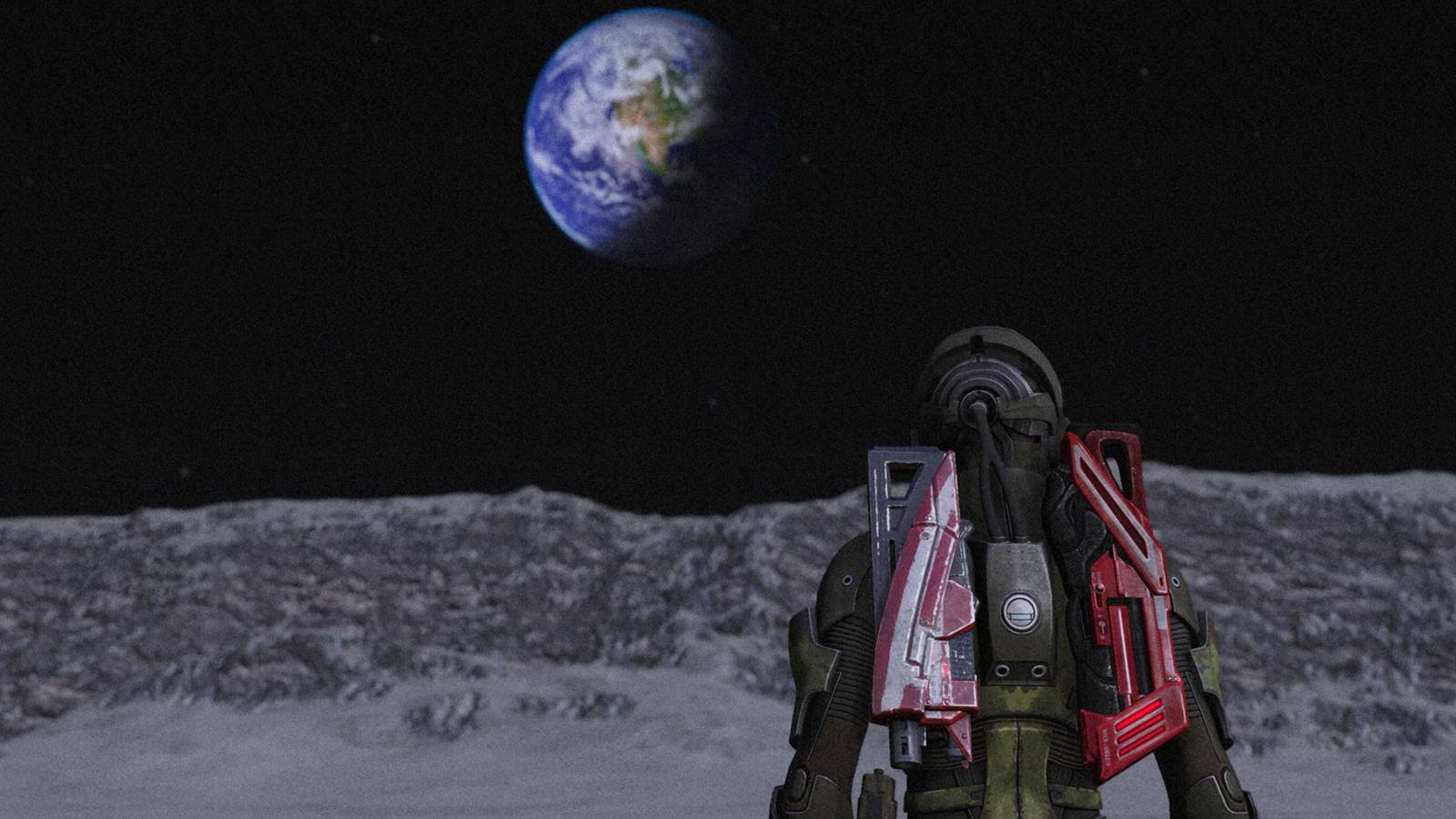 shepard on the moon mass effect