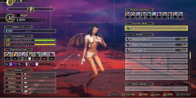 lilim shin megami tensei 5 vengeance 