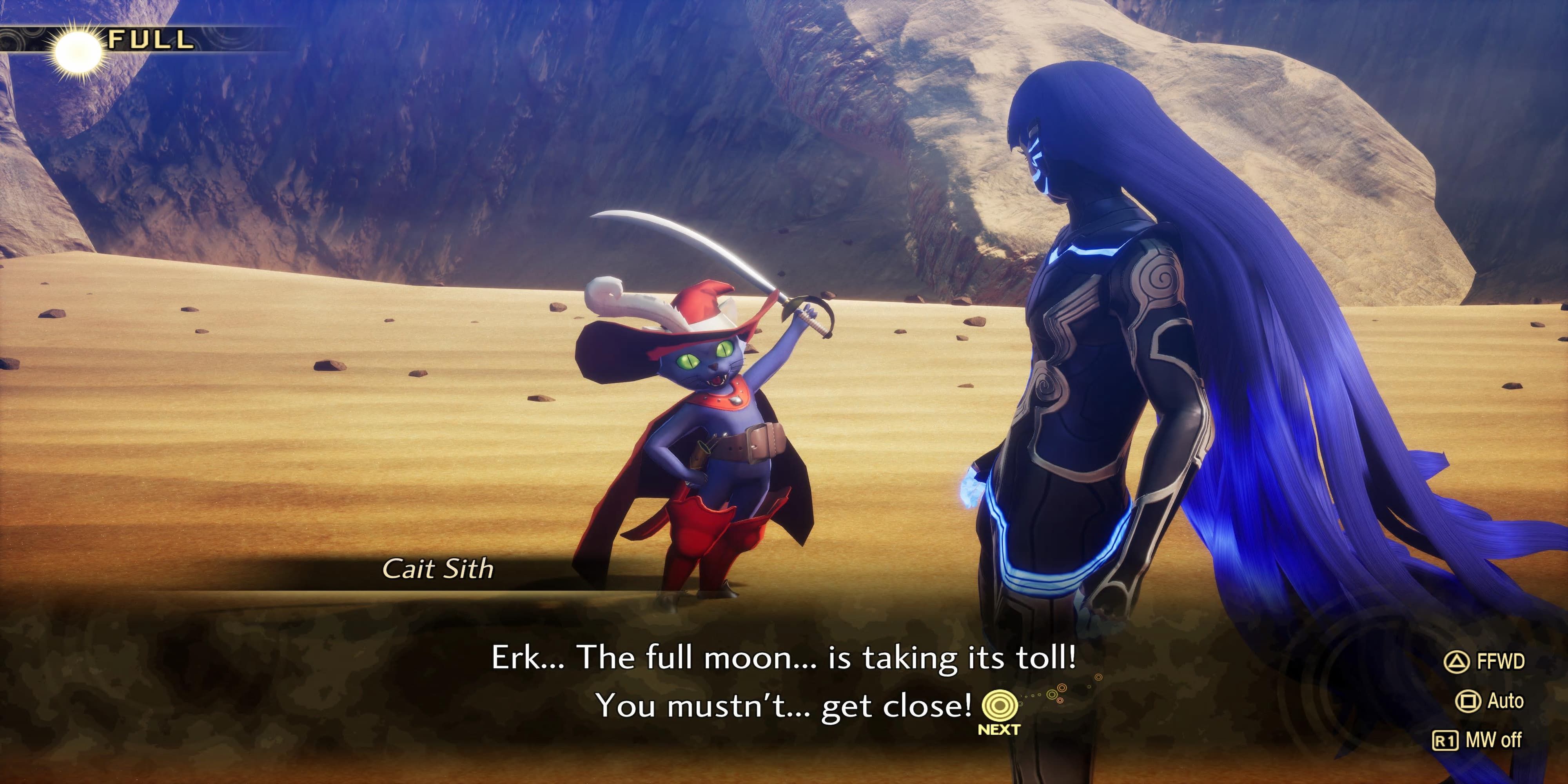 The Player Talking To A Demon During A Full Moon