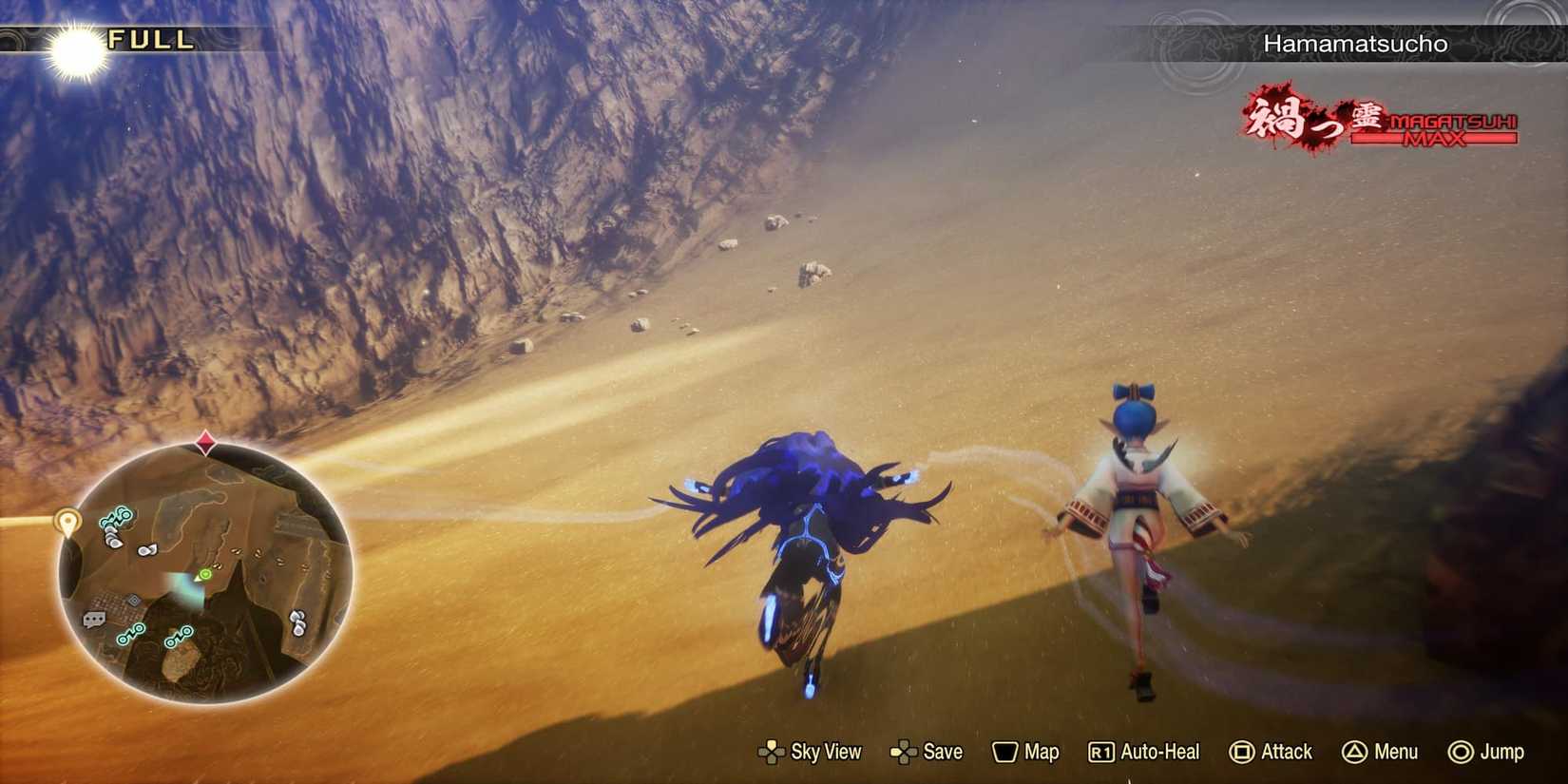 The Player Sprinting To Change The Moon Phase