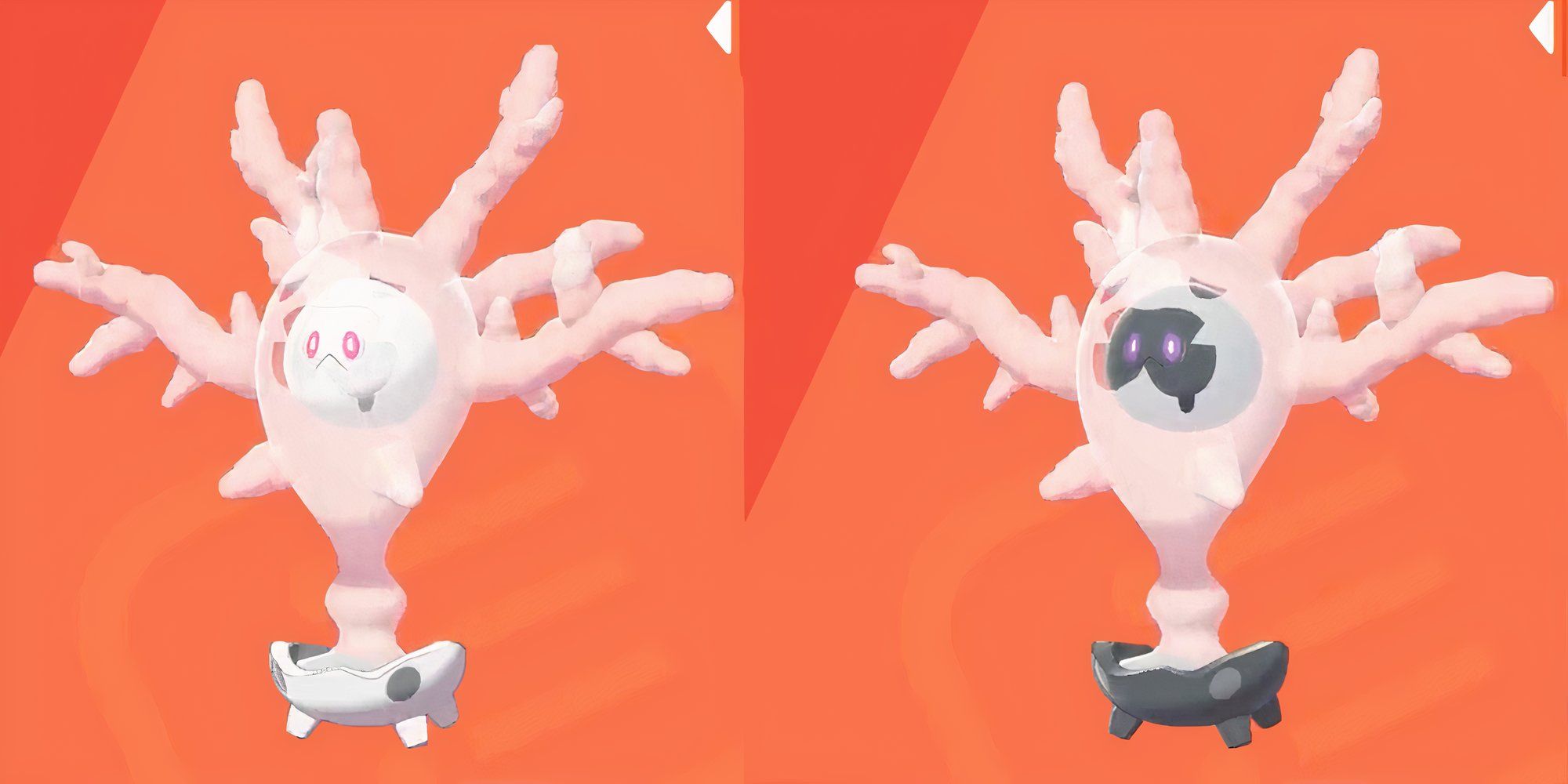 Shiny Cursola & Cursola In Pokemon Sword & Shield