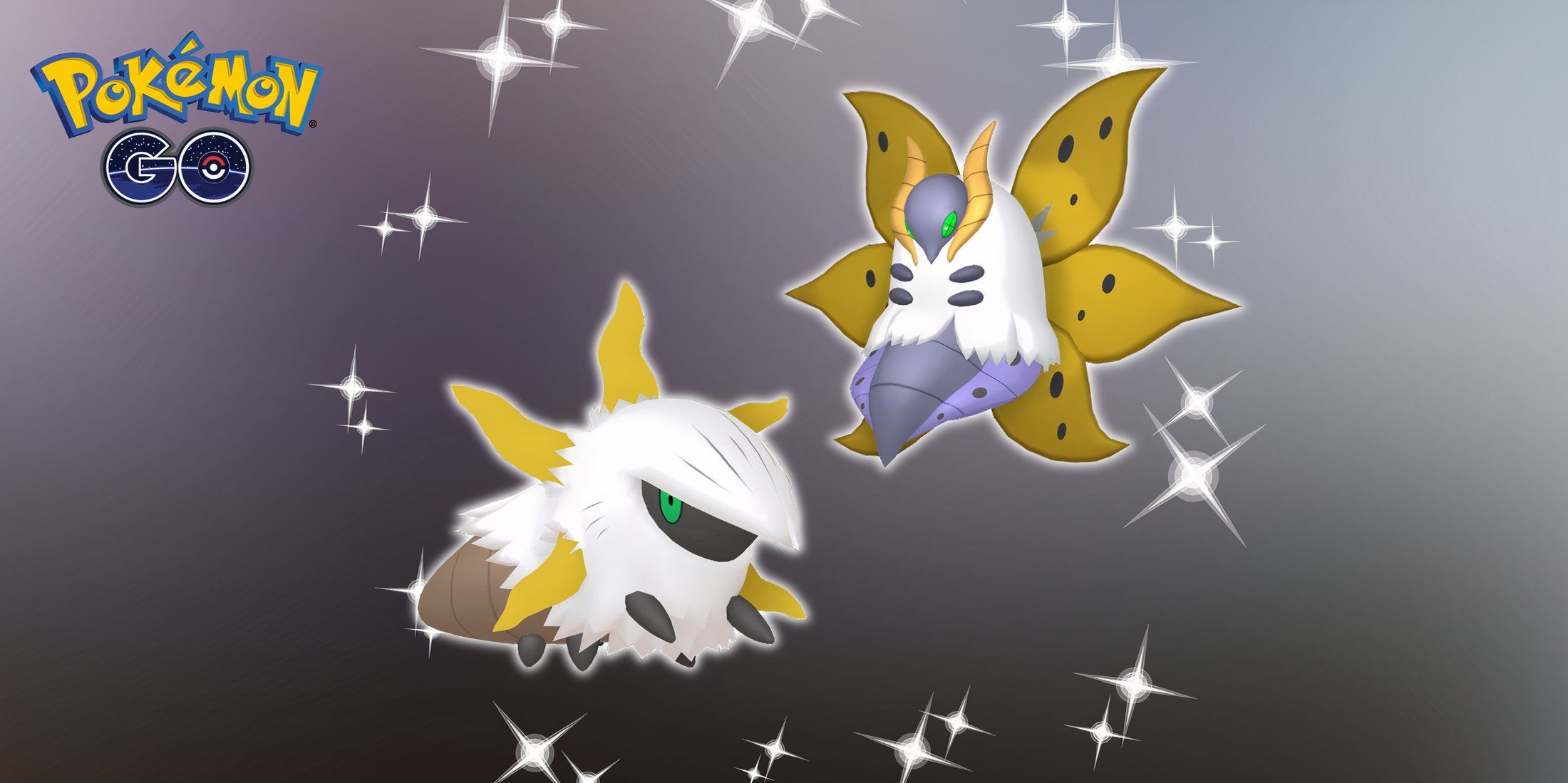 Shiny Larvesta and Shiny Volcarona in Pokemon GO