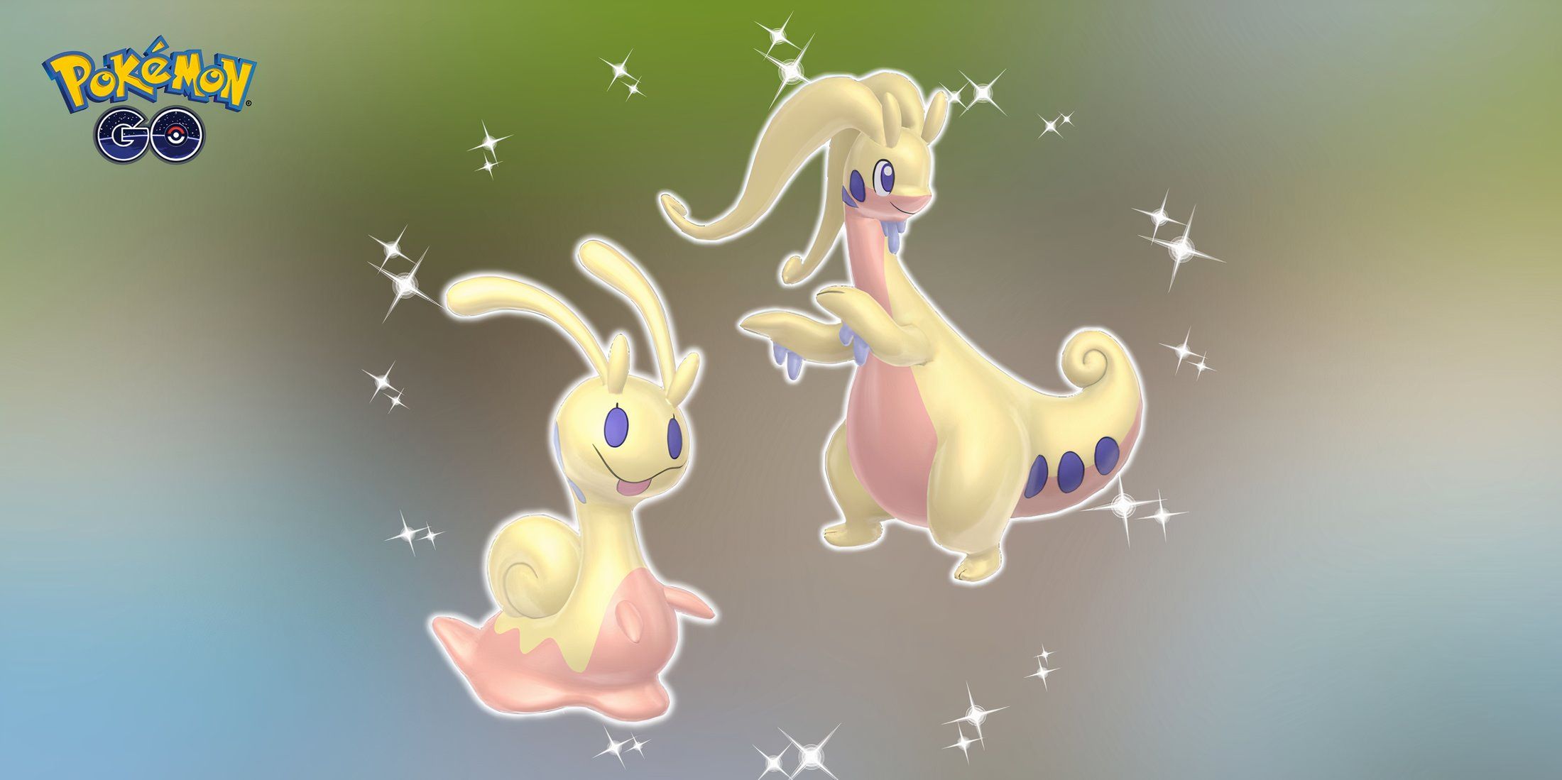 Shiny Sliggoo and Shiny Goodra in Pokemon GO