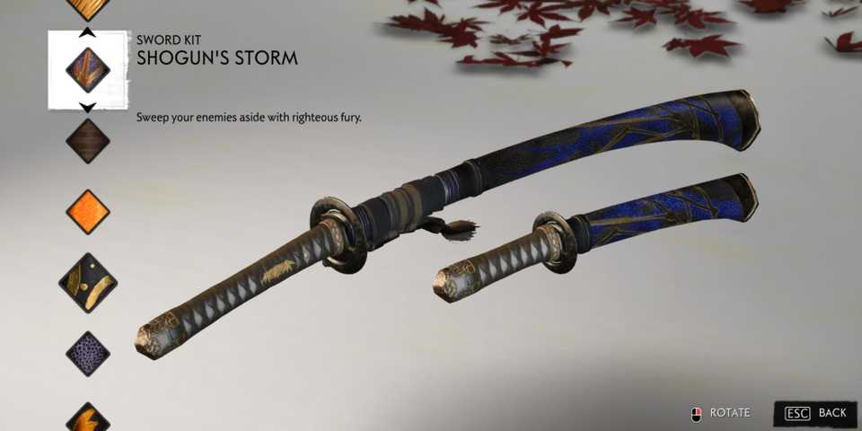 Shogun's Storm in ghost of tsushima