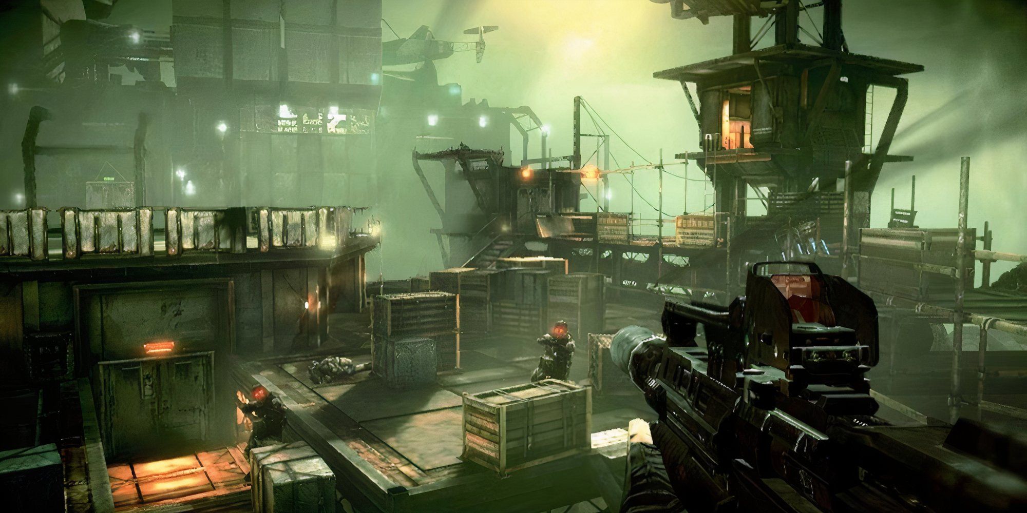 Shooting enemies in Killzone Mercenary