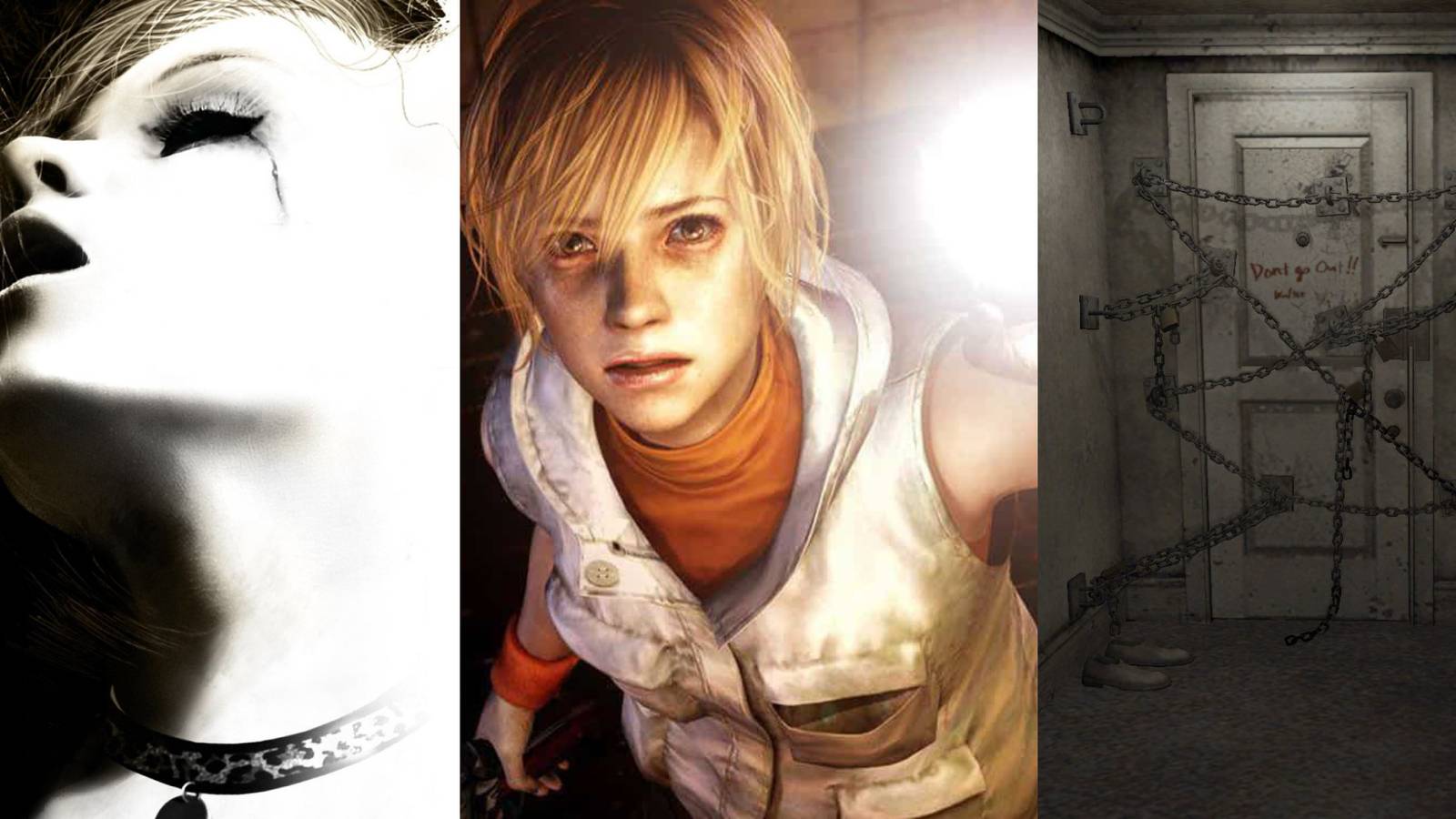 Silent Hill_ Hardest Endings To Unlock In The Games, Ranked split image SH2, 3, and 4