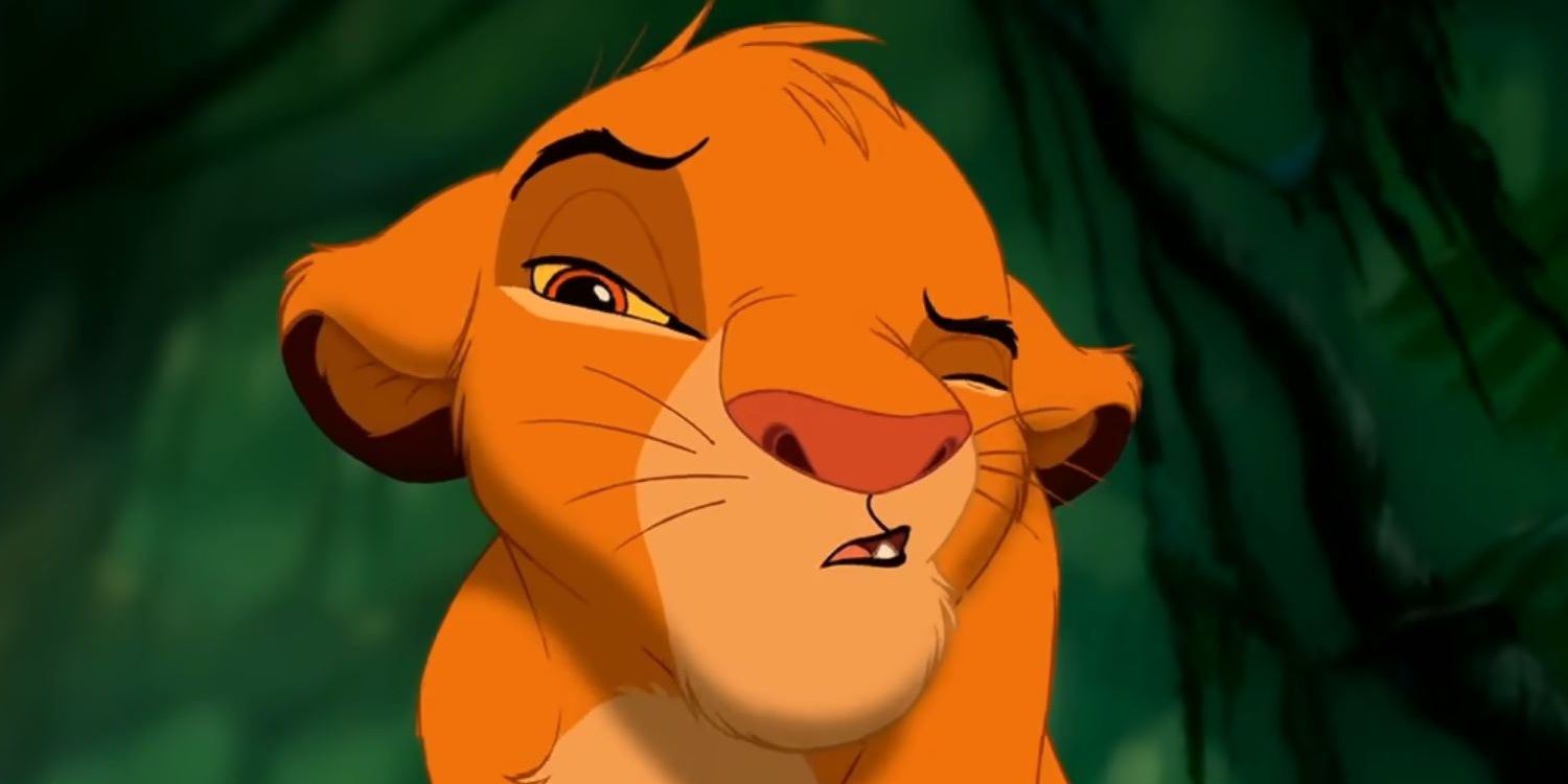 Simba Looking Disgusted