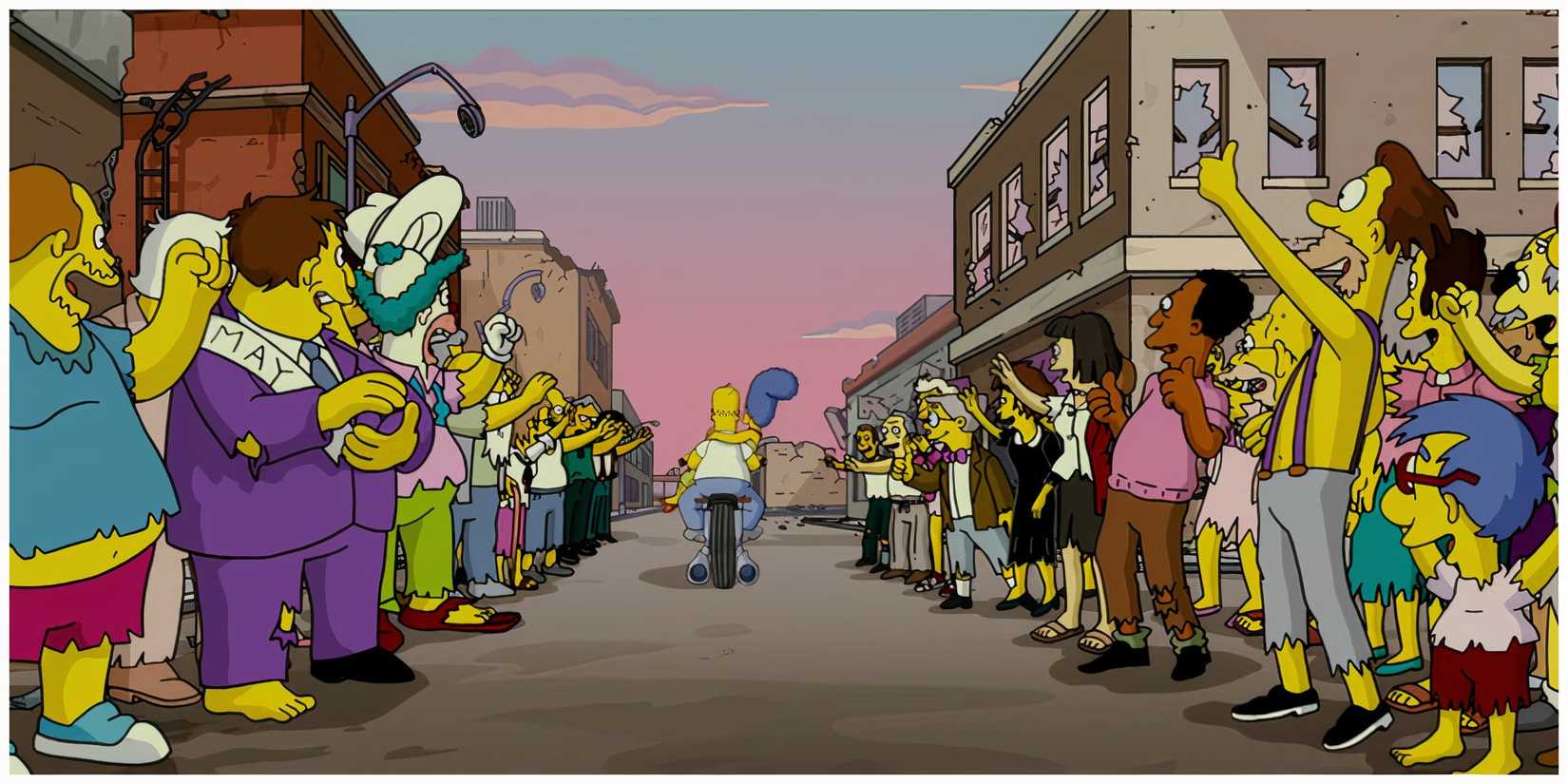 Simpsons Movie Ending