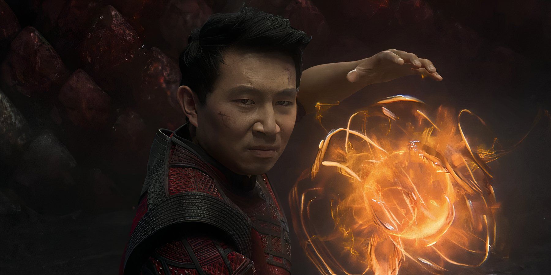  Simu Liu wielding the rings in Shang-Chi and the Legend of the Ten Rings (2021)