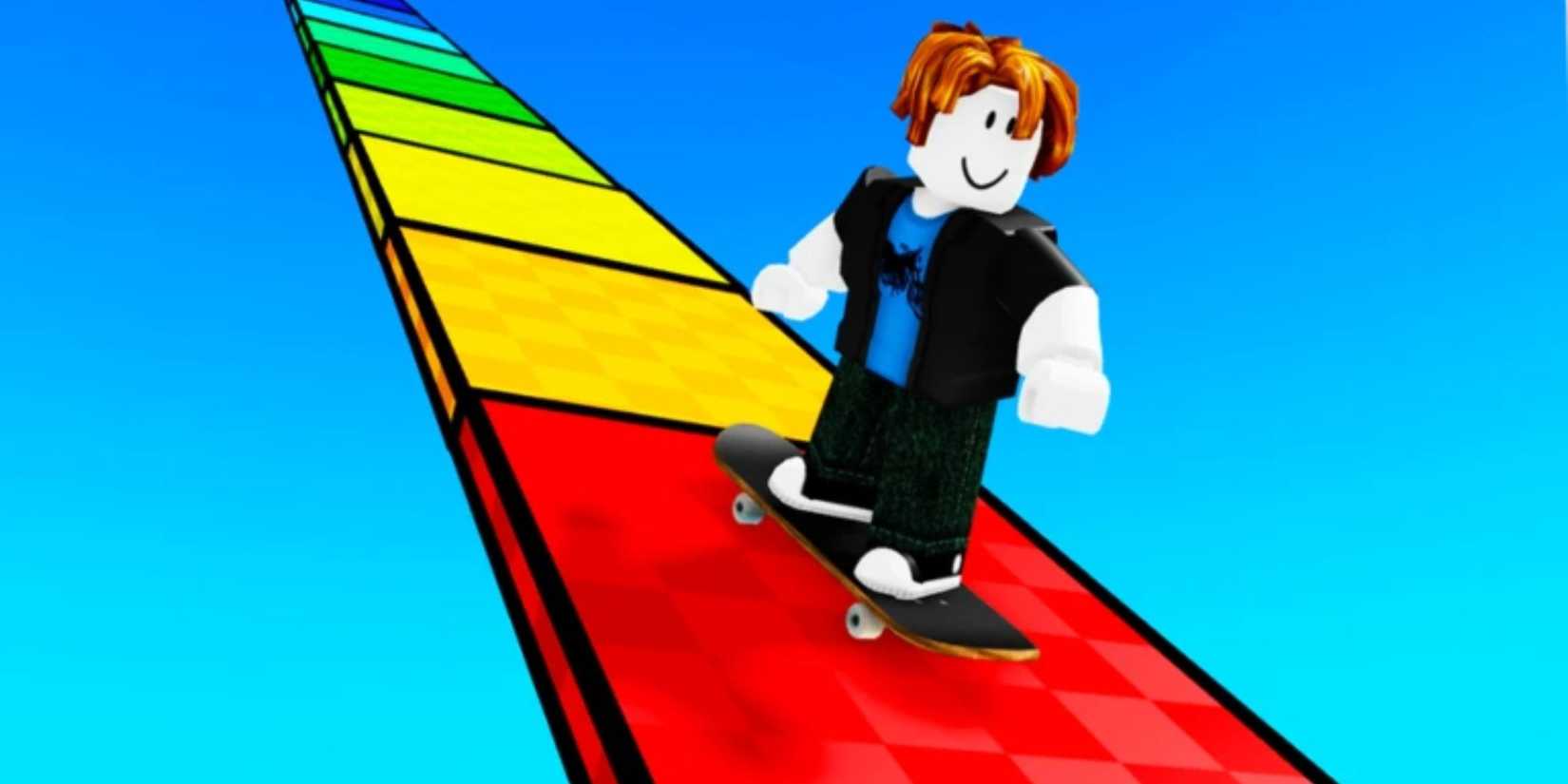 Skateboard Obby player