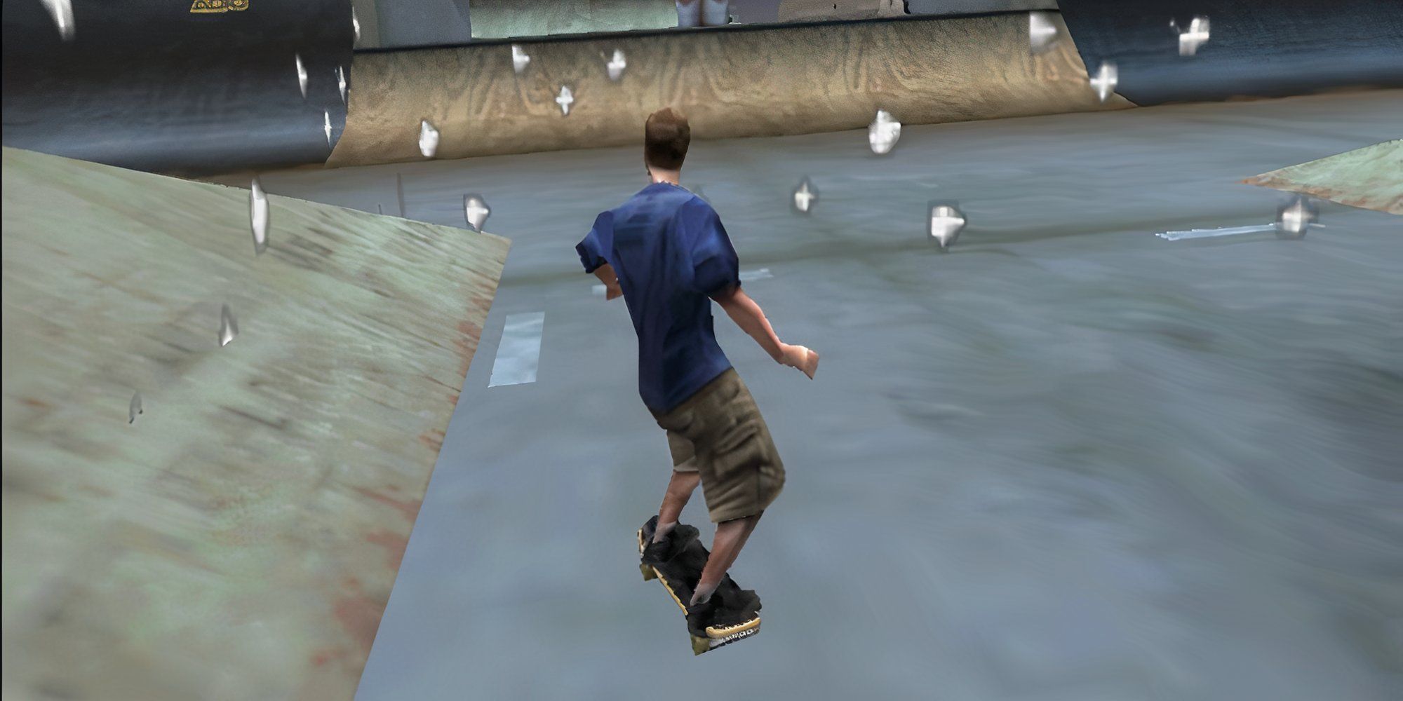 Skating around in Tony Hawk's Pro Skater 2