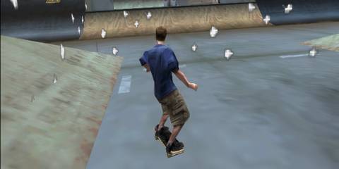 Skating around in Tony Hawk's Pro Skater 2