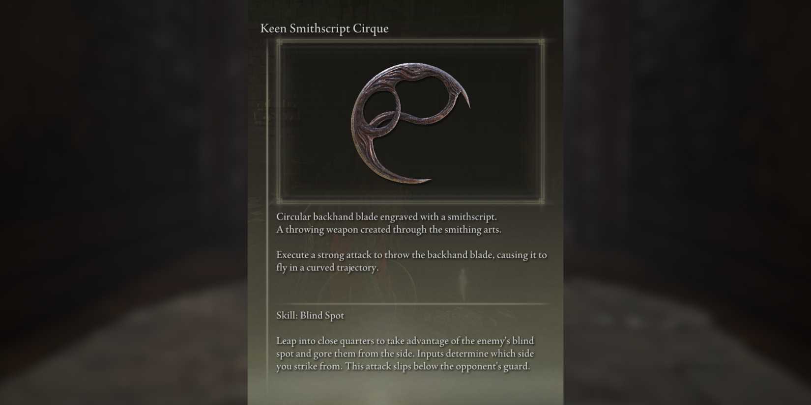 smithscript cirque in elden ring shadow of the erdtree