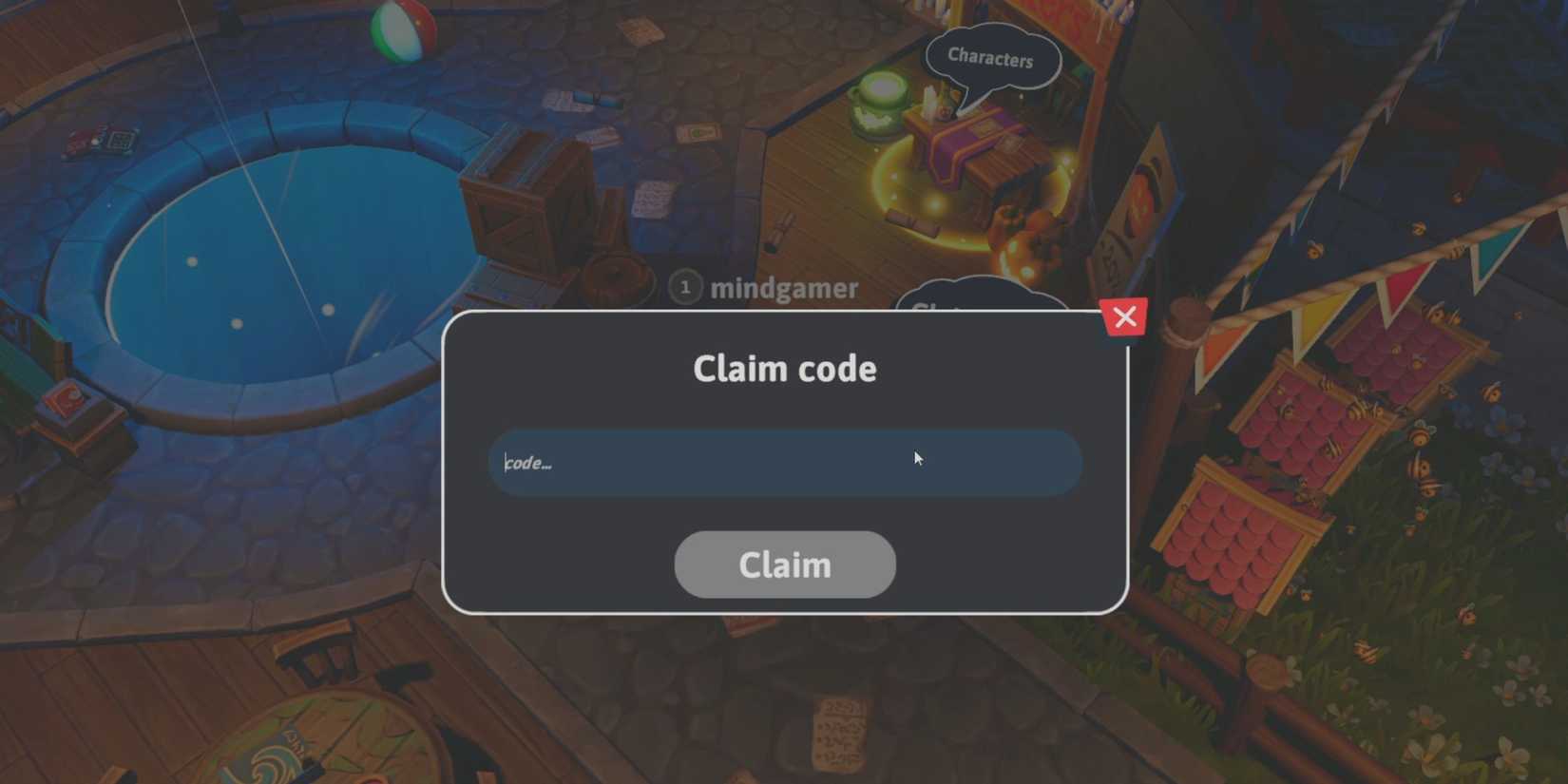 Sneak out the codes tab