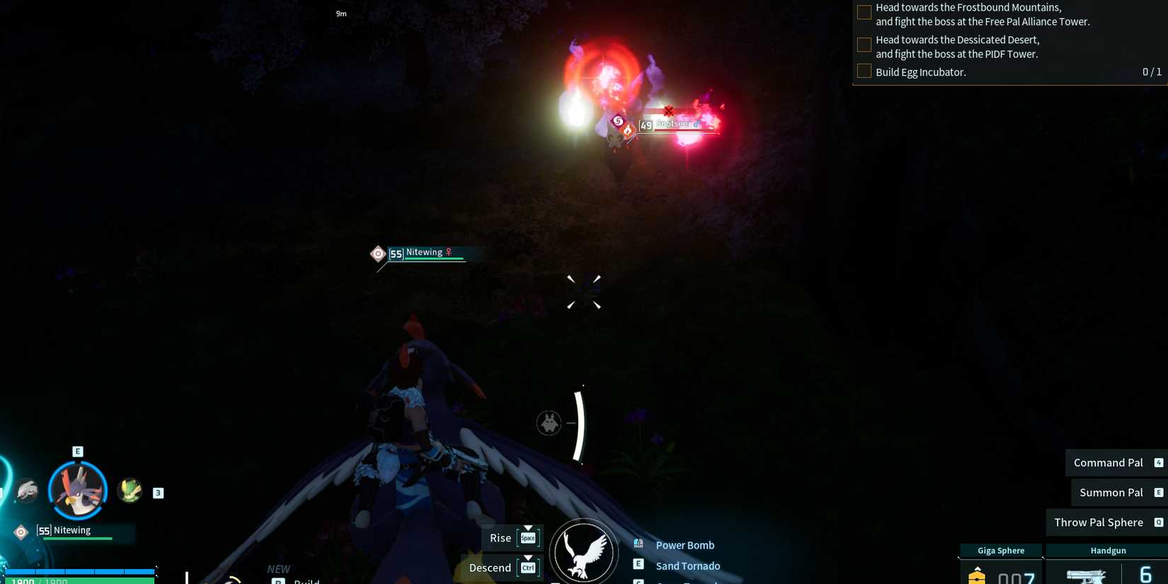 Sootsear in Palworld wild