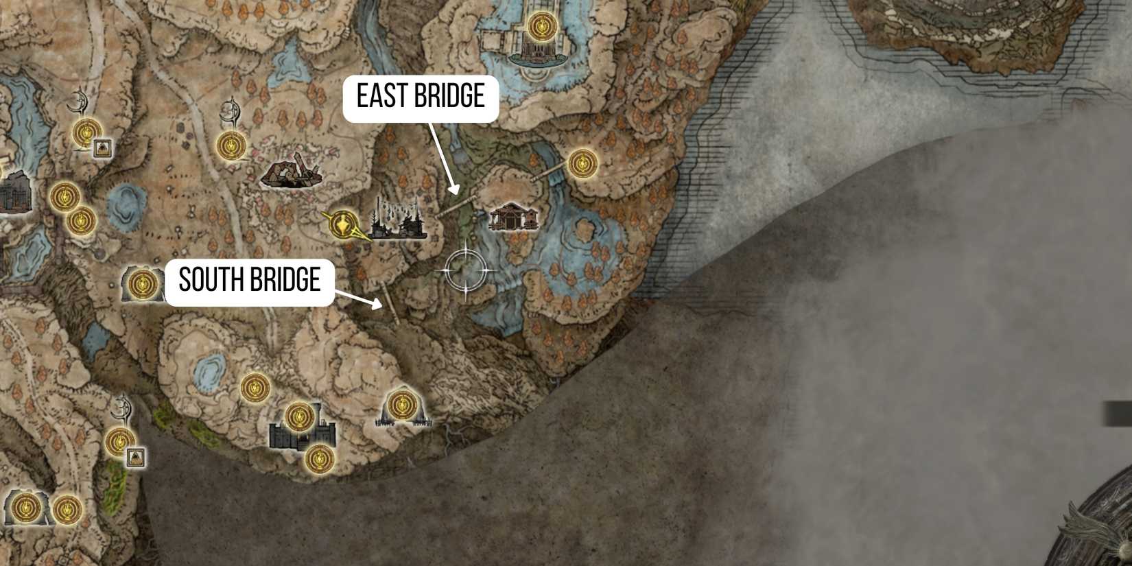south and east bridge locations in bonny village