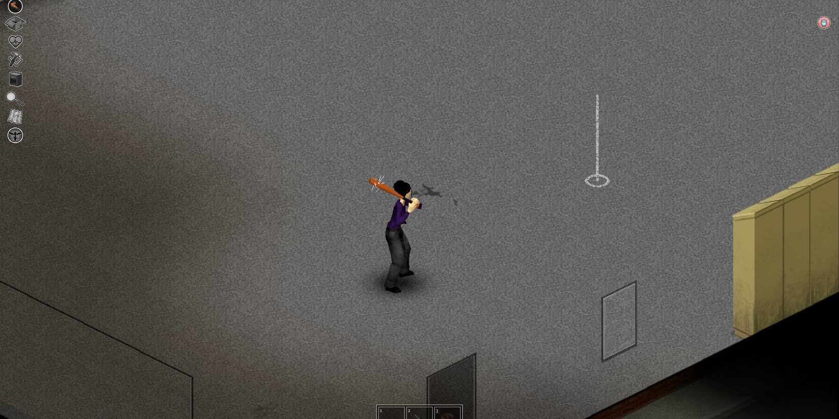 spiked baseball bat m,elee weapon aiming fire station