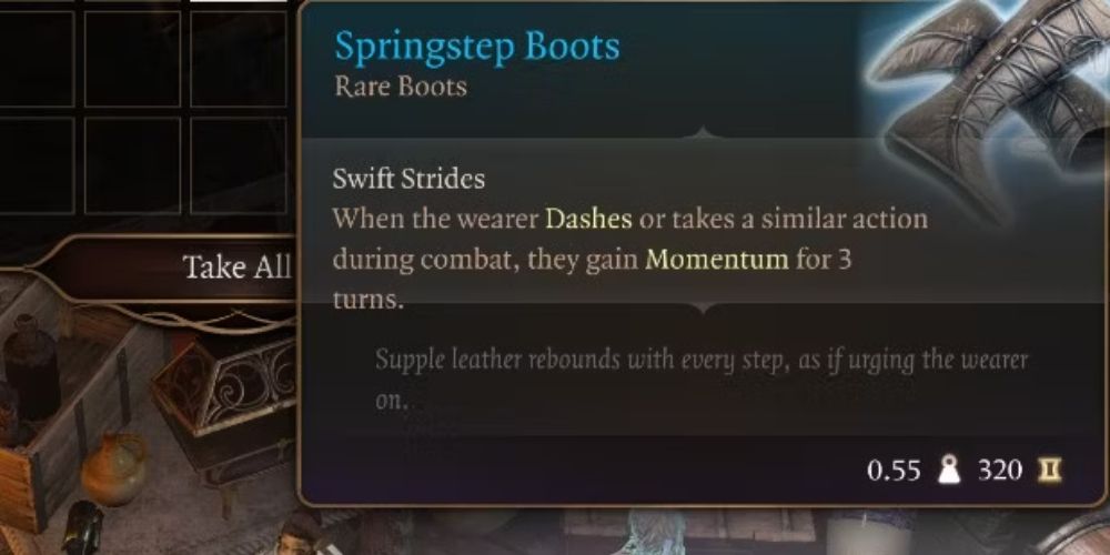 Springstep Boots in Baldur's Gate 3