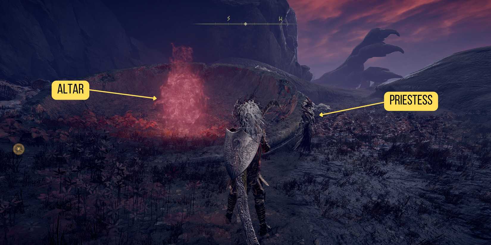 standing in the grand altar of dragon communion in elden ring shadow of the erdtree