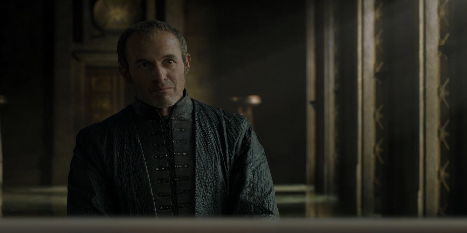 Stannis Baratheon at the Iron Bank in House of the Dragon