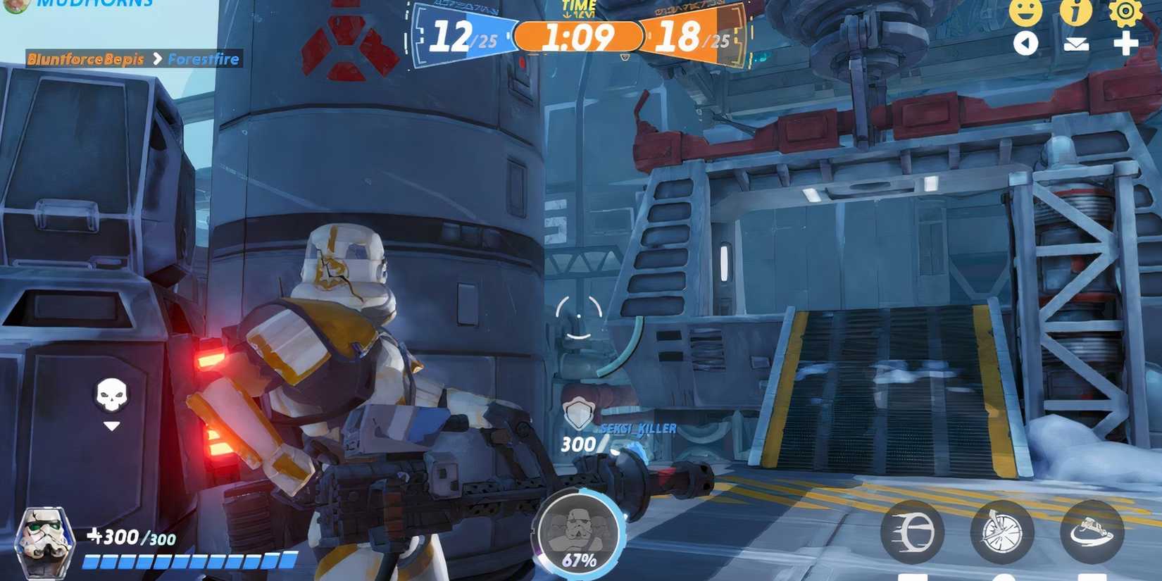 Image of the squad brawl mode in Star Wars Hunters