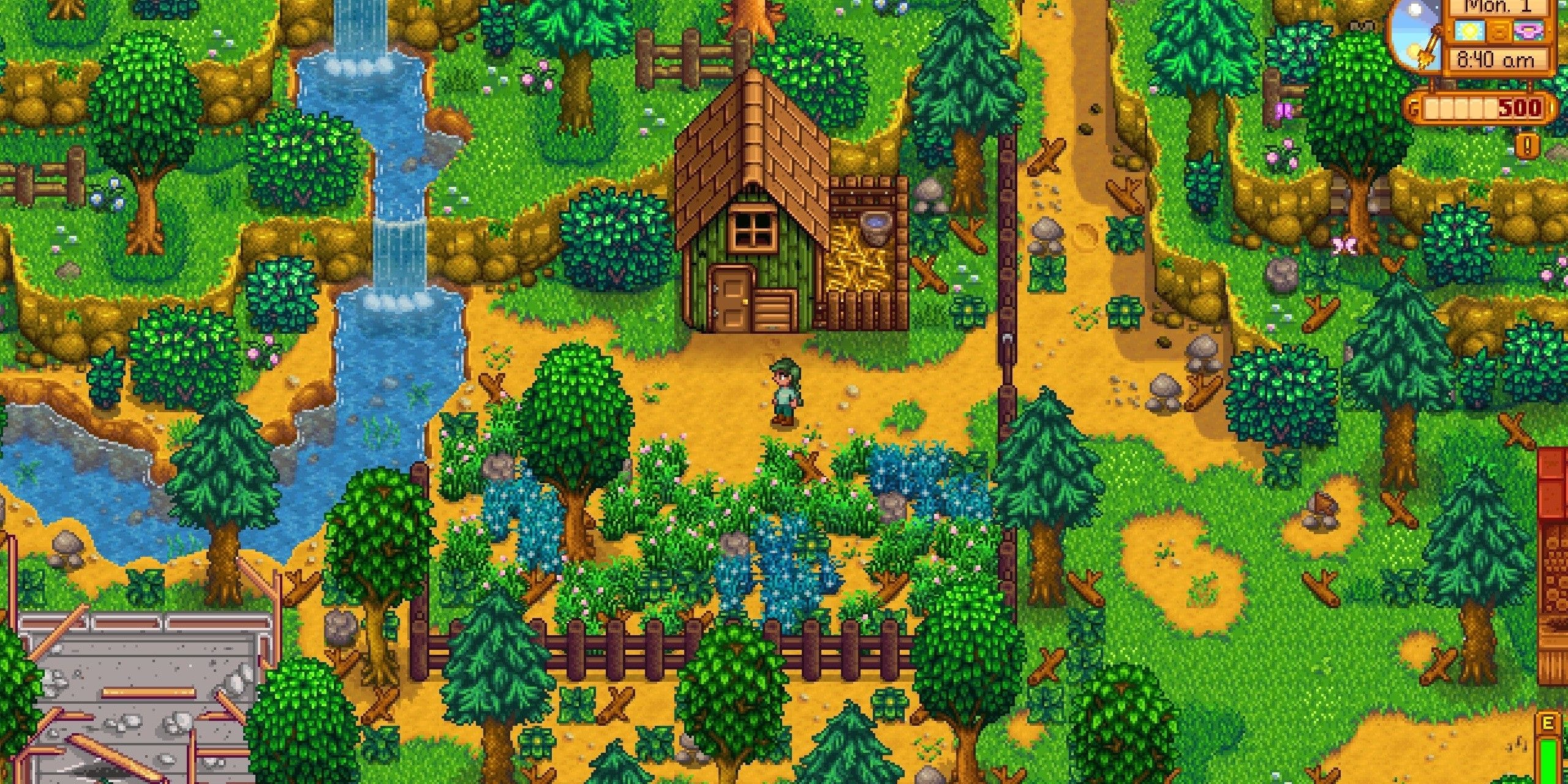 Stardew Valley Player On Early Farm