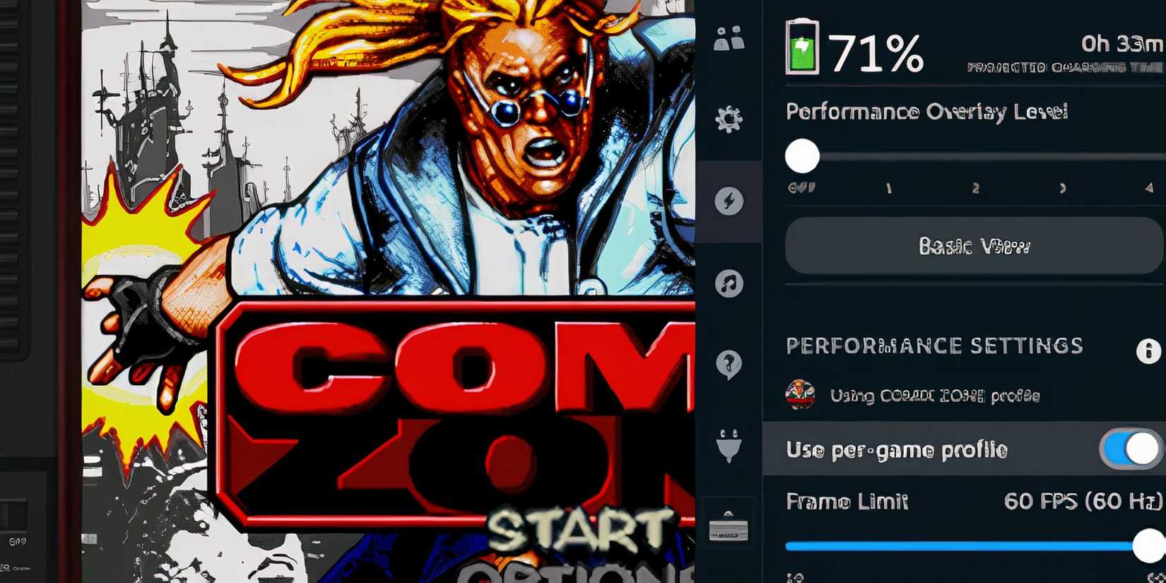Steam Deck changing the performance of the Genesis game