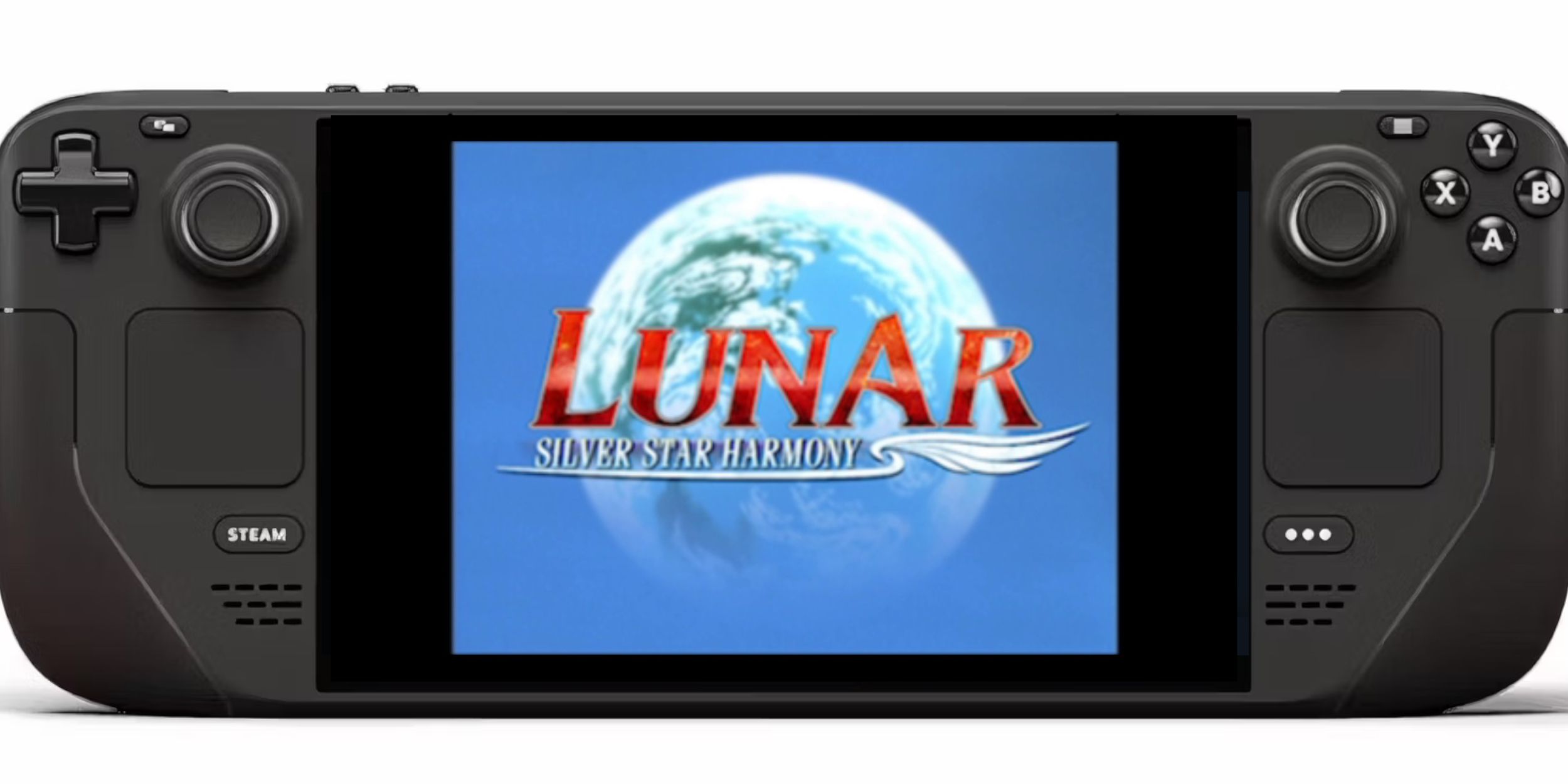 Steam Deck running Lunar Silver Star Harmony with the PSP Emulator