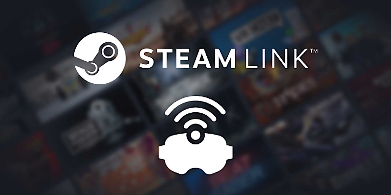 Steam Link and Meta Quest headset icons