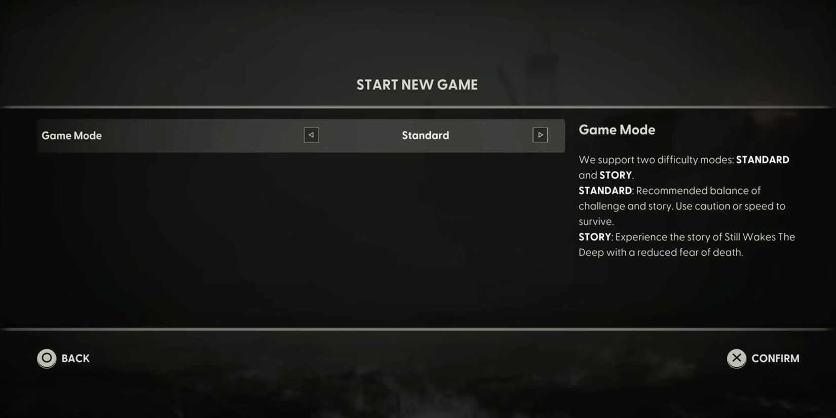 the game modes in still wakes the deep.