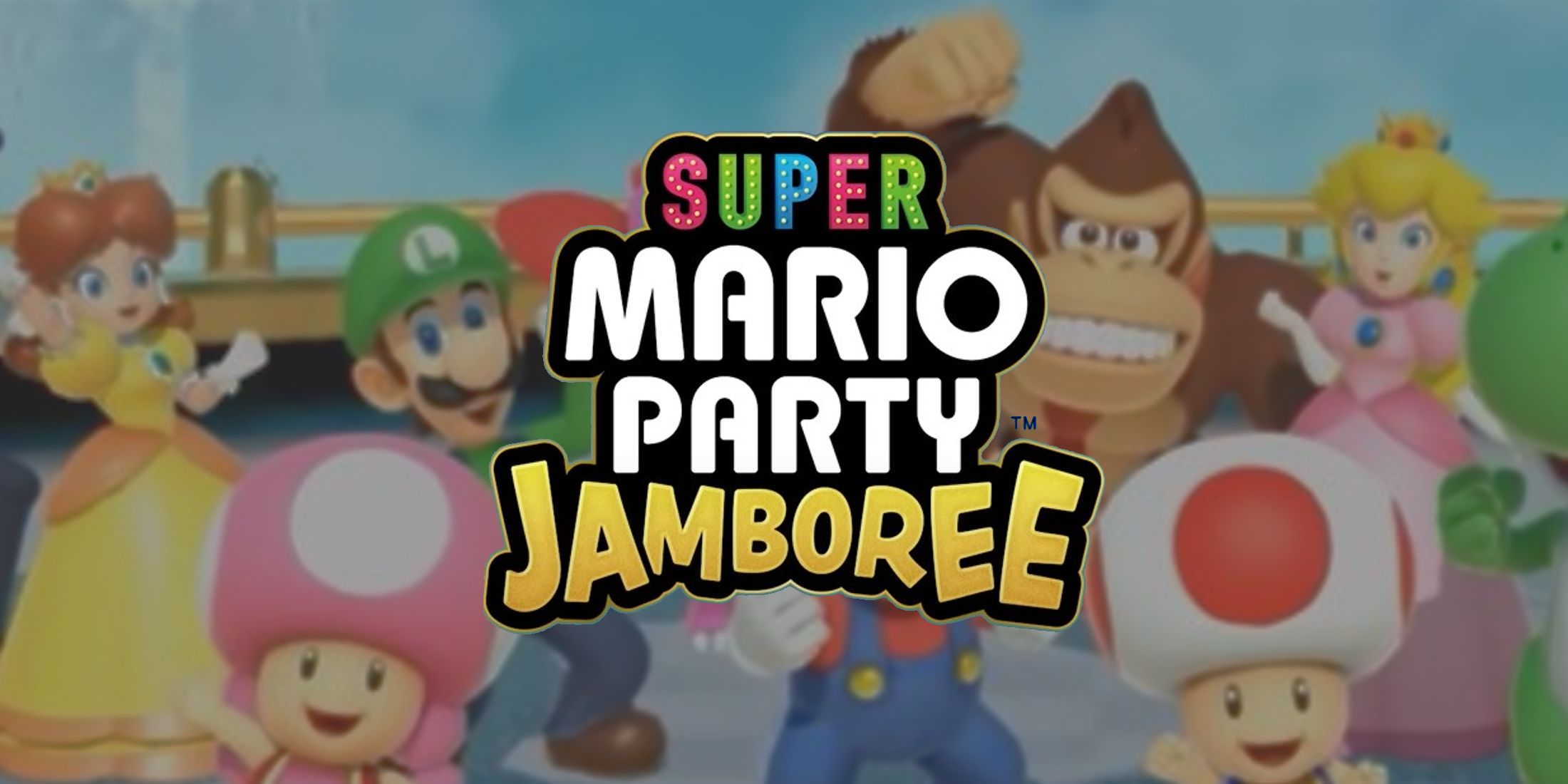 Super Mario Party Jamboree Announcement NIntendo Direct 2024 Character Roster with Logo edit 2