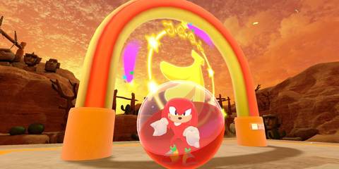 super monkey ball banana rumble knuckles sega character crossover