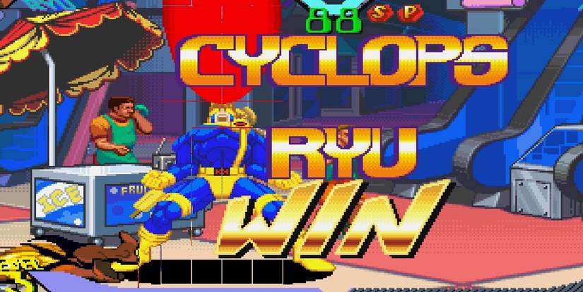 cyclops and ryu fighting wolverine