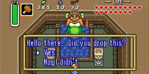 Talking to the Cursed Fairy in The Legend of Zelda A Link to the Past
