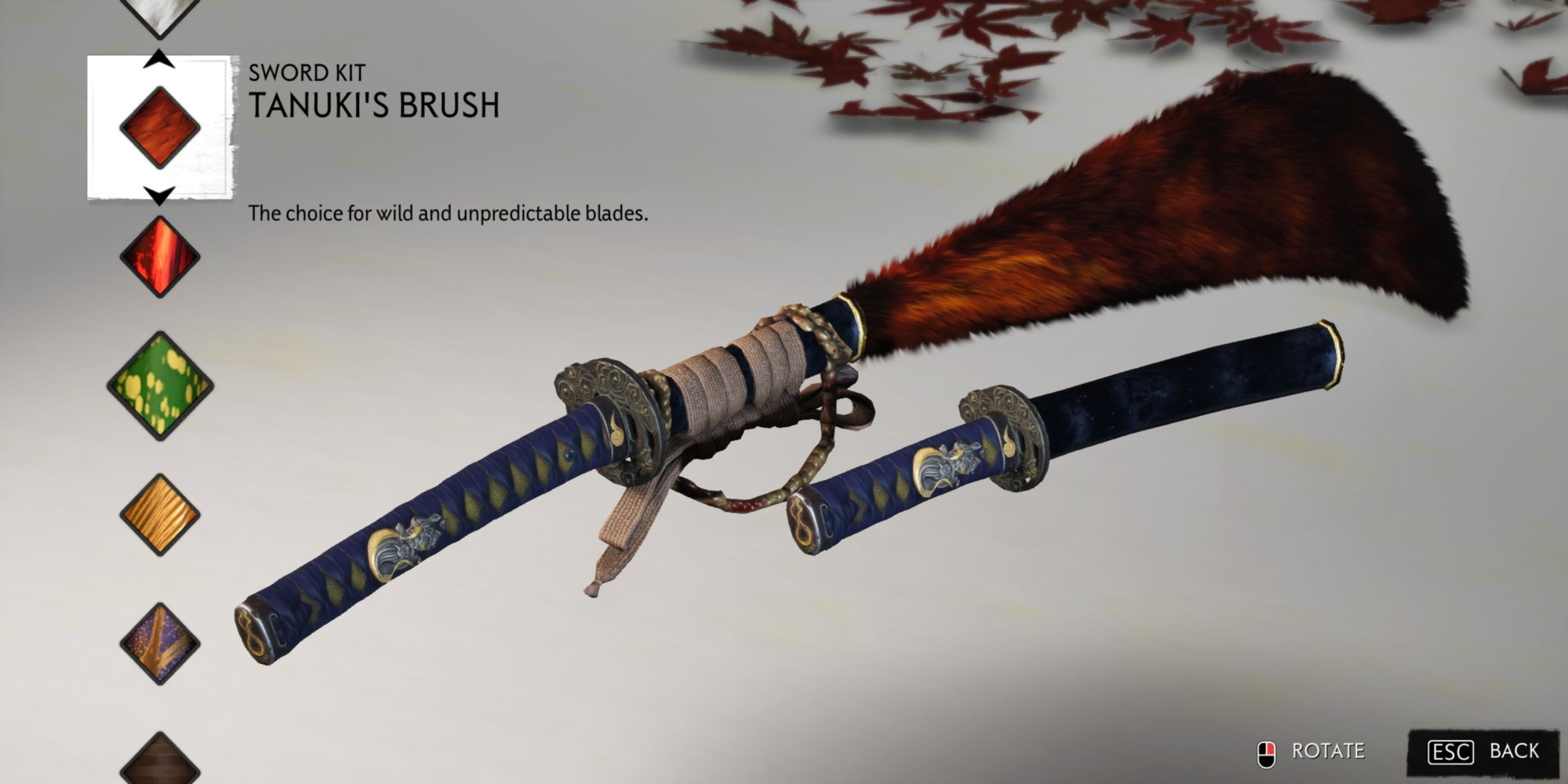 Tanuki's Brush in ghost of tsushima