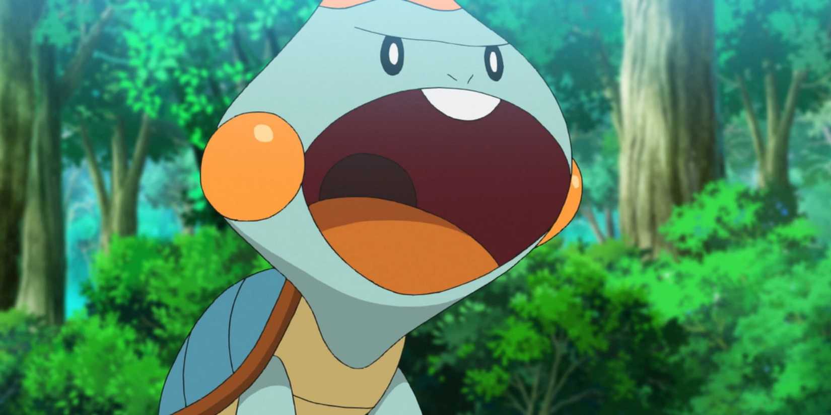 Team Rocket's Chewtle screams before charging into battle.