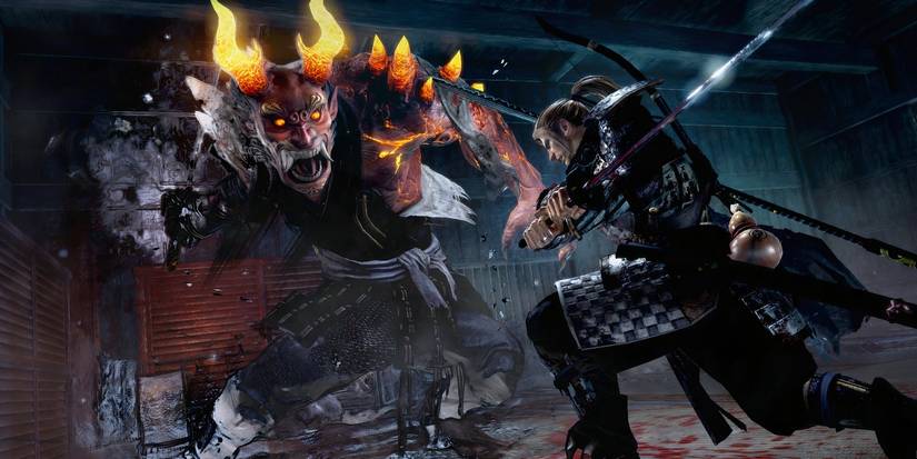 william fighting a giant yokai in nioh