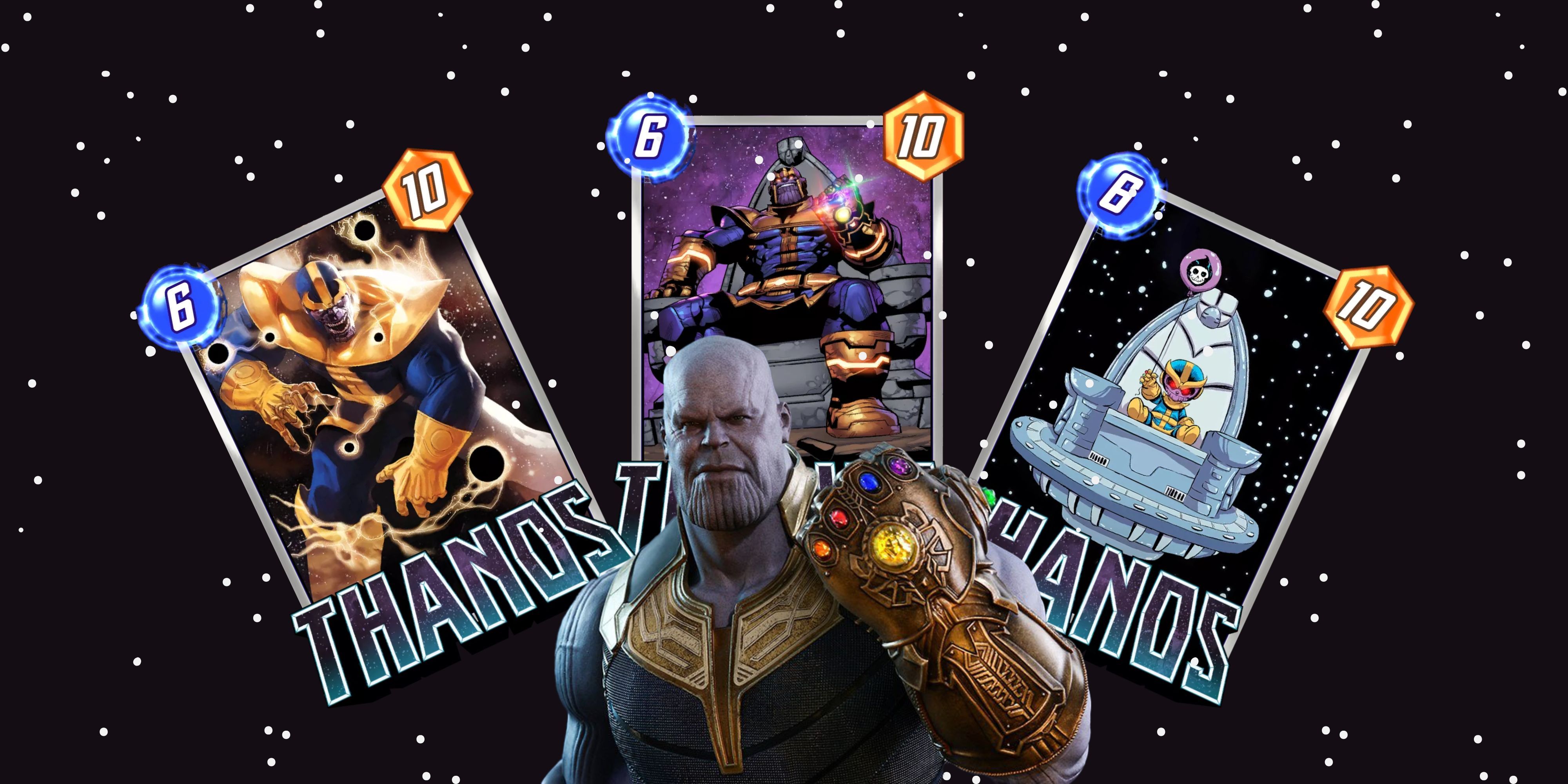 thanos card variants in marvel snap.