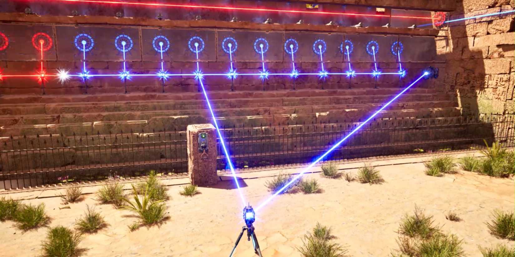 the first image of Chain puzzle in the talos principle 2 dlc chapter one.