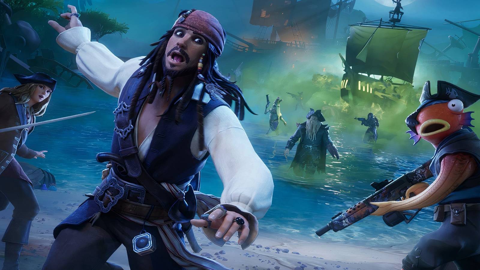 How to Get the Pirates of the Caribbean Pass in Fortnite, image size:1600x900