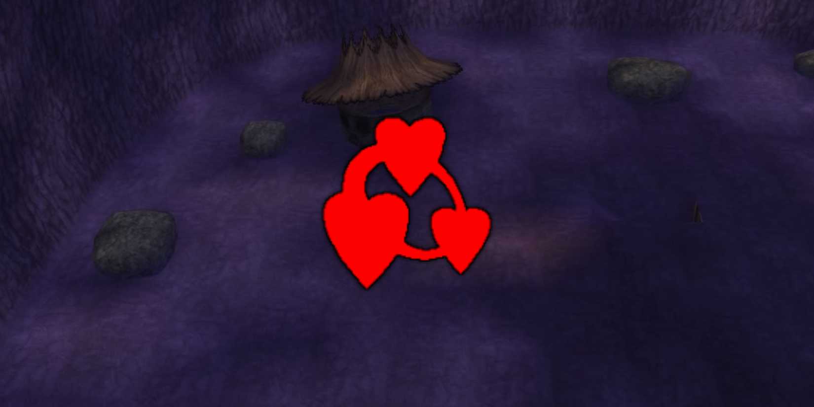 The Red Trinity Mark from Oogie's Manor in Halloween Town in Kingdom Hearts