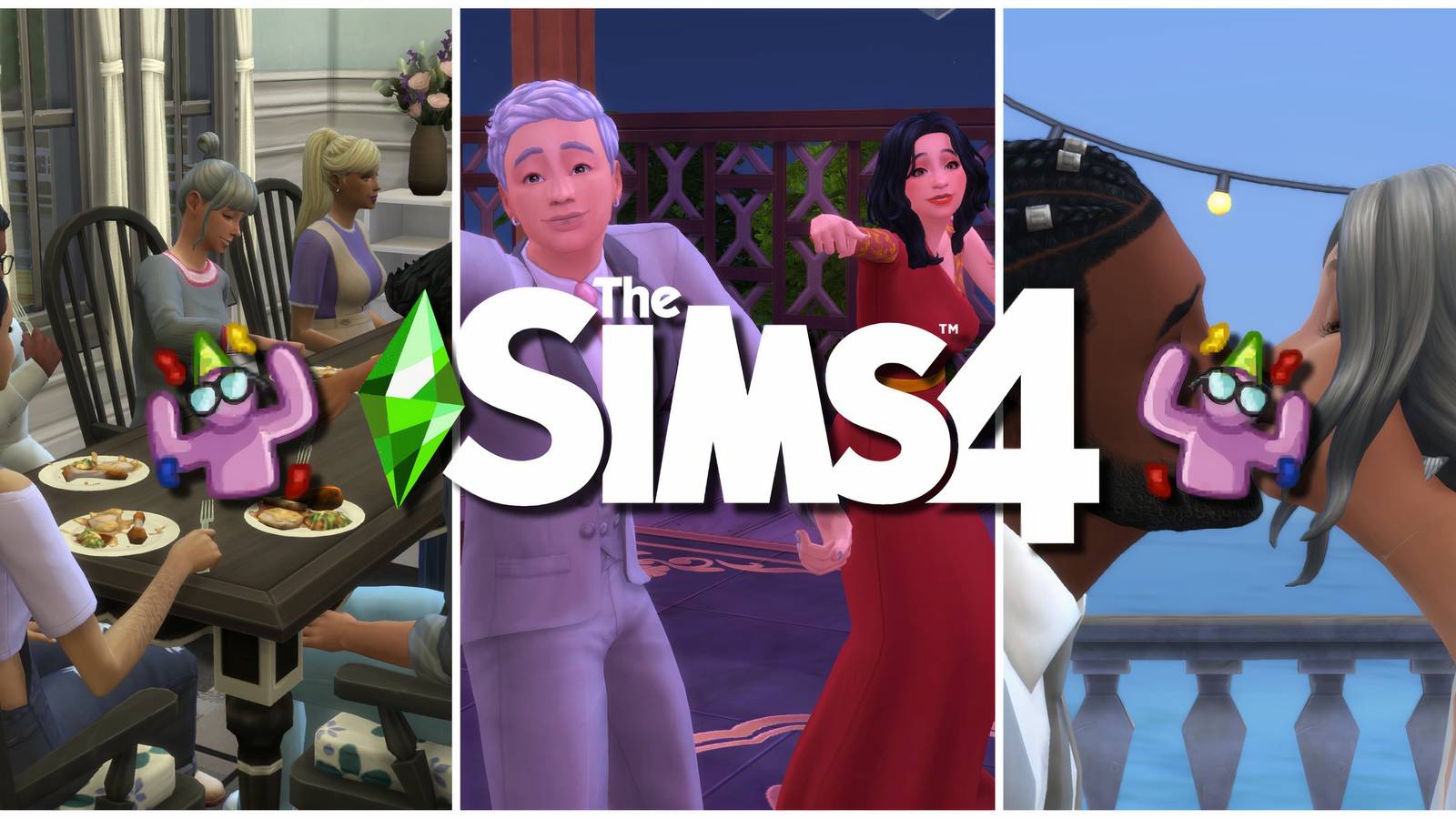 Sims at parties having fun thanks to helpful mods that enhance the partygoing experience