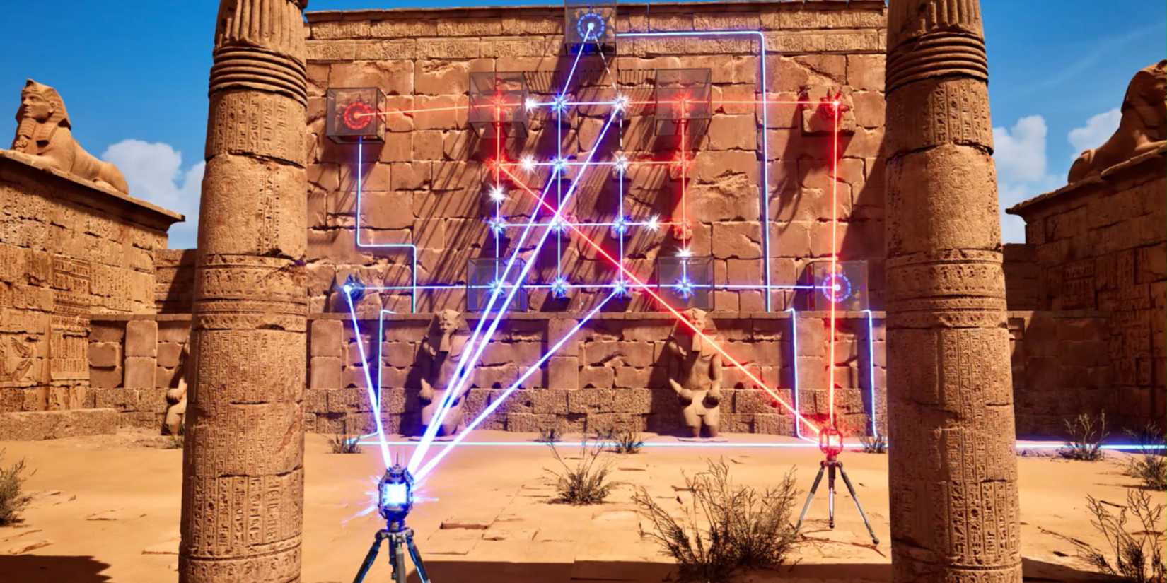 the first image of Switchboard puzzle in the talos principle 2 dlc chapter one.