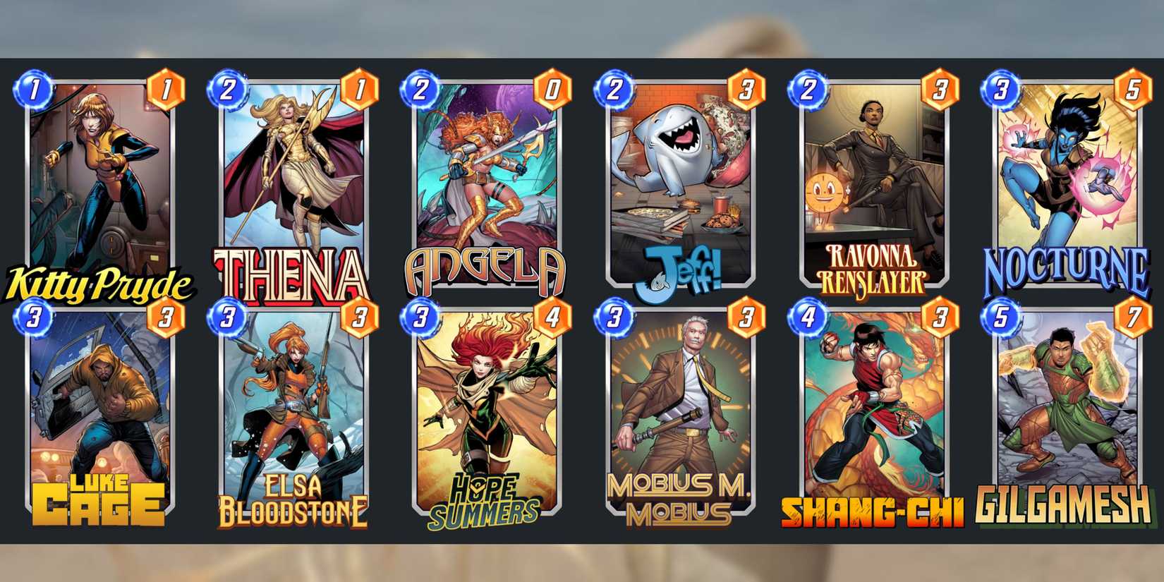 thena deck in marvel snap. 