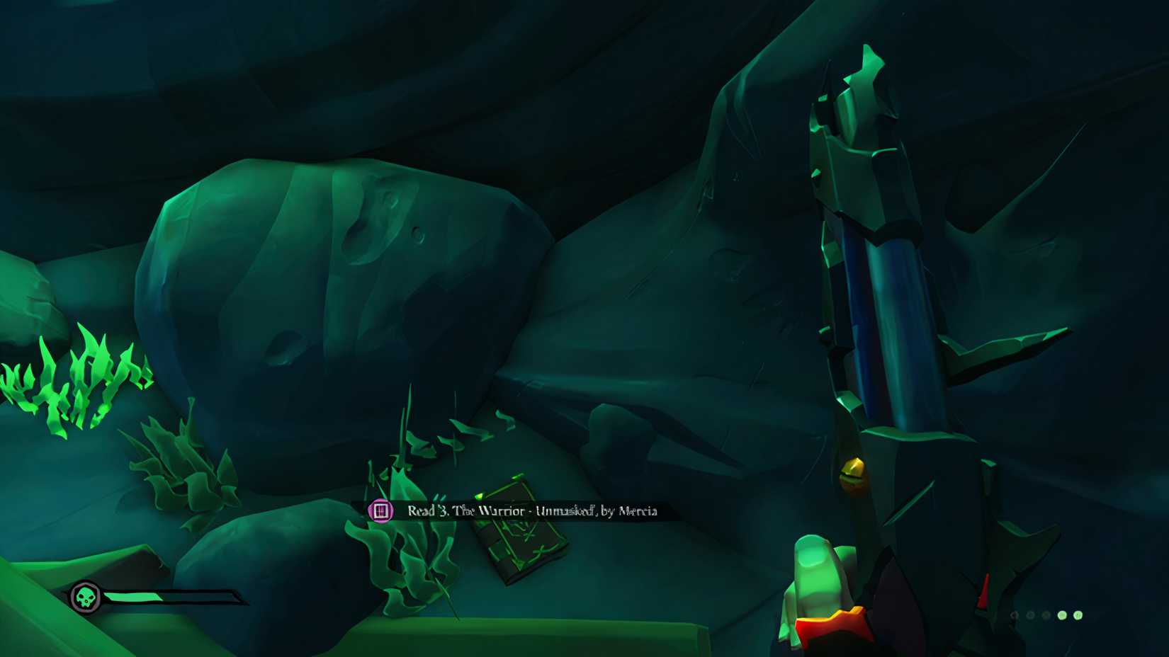 Third Journal in Shrine of Hungering in Sea of Thieves